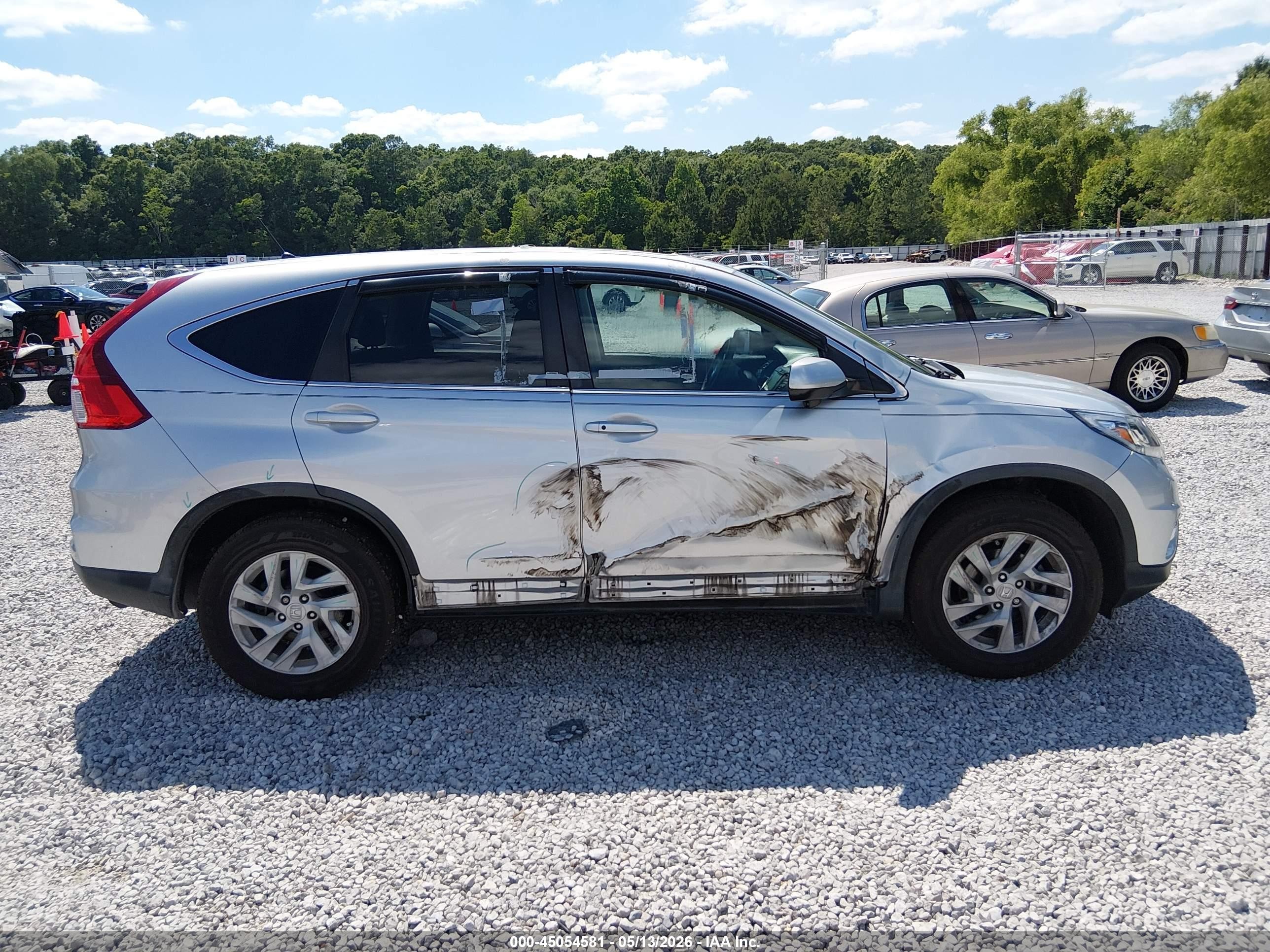 2015 Honda Cr-v Ex Silver vin: 3CZRM3H51FG704302