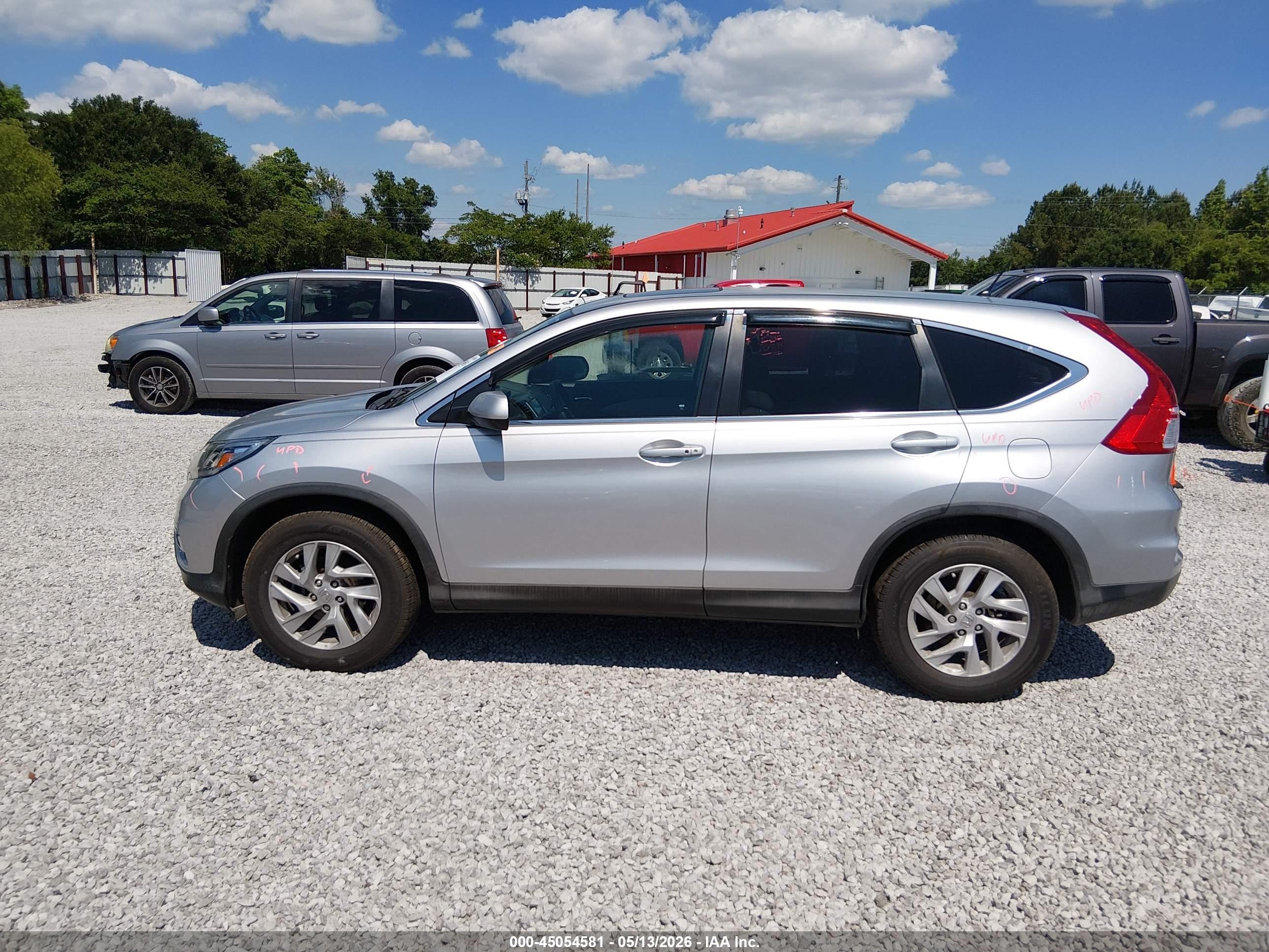 2015 Honda Cr-v Ex Silver vin: 3CZRM3H51FG704302
