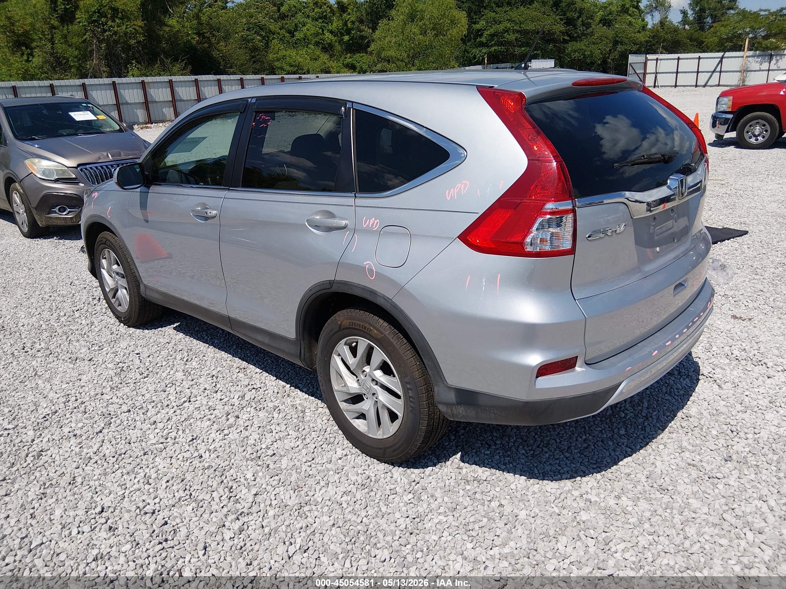 2015 Honda Cr-v Ex Silver vin: 3CZRM3H51FG704302