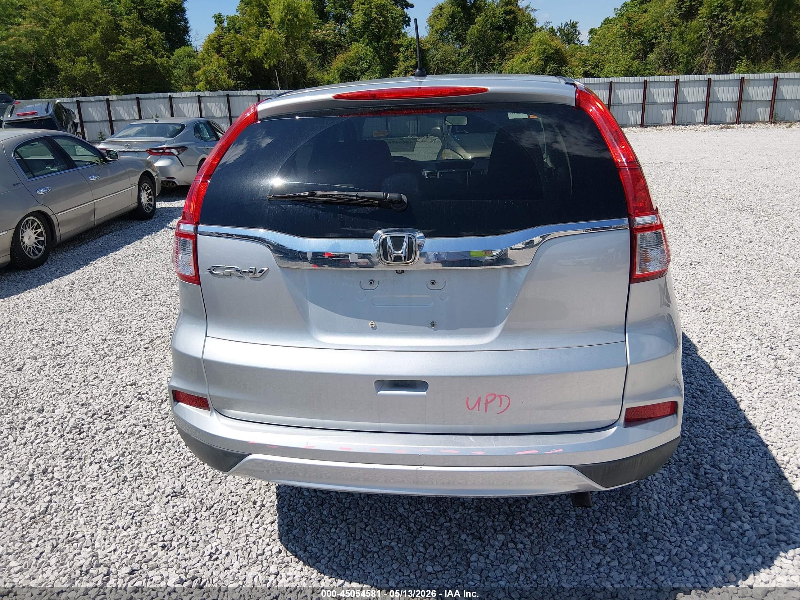 2015 Honda Cr-v Ex Silver vin: 3CZRM3H51FG704302