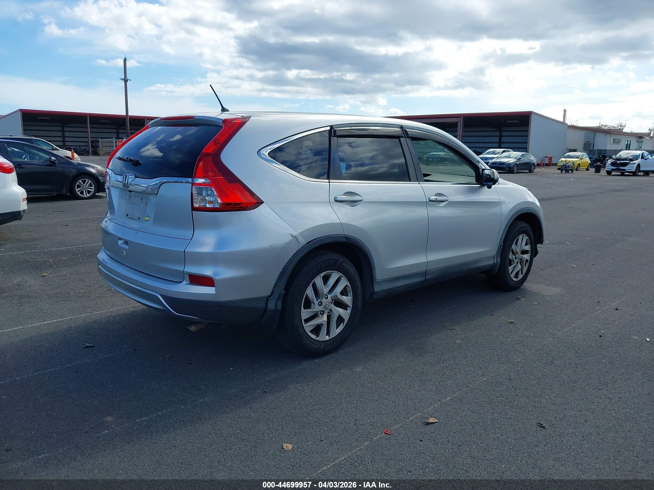 2015 Honda Cr-v Ex Silver vin: 3CZRM3H51FG704980