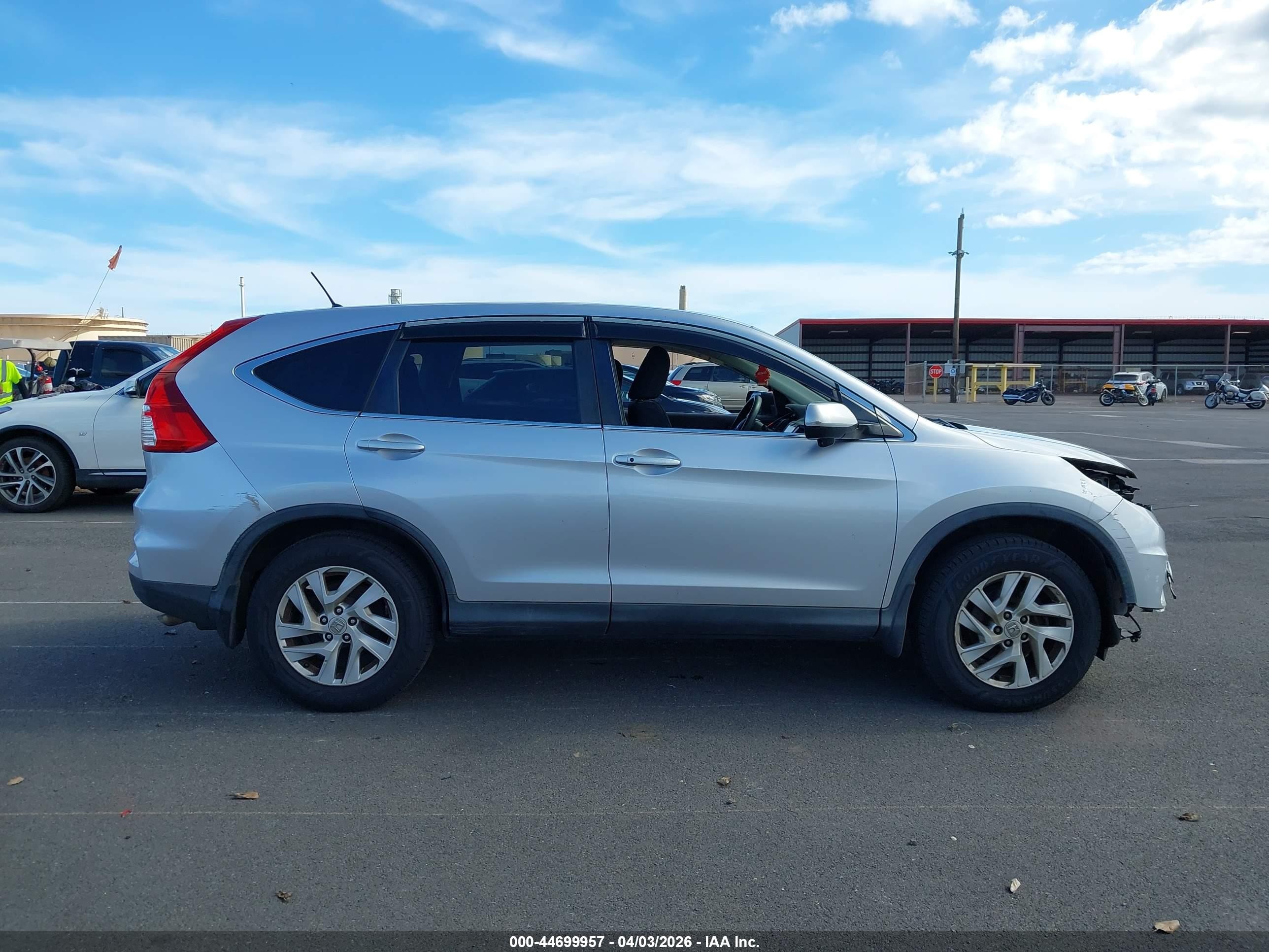 2015 Honda Cr-v Ex Silver vin: 3CZRM3H51FG704980