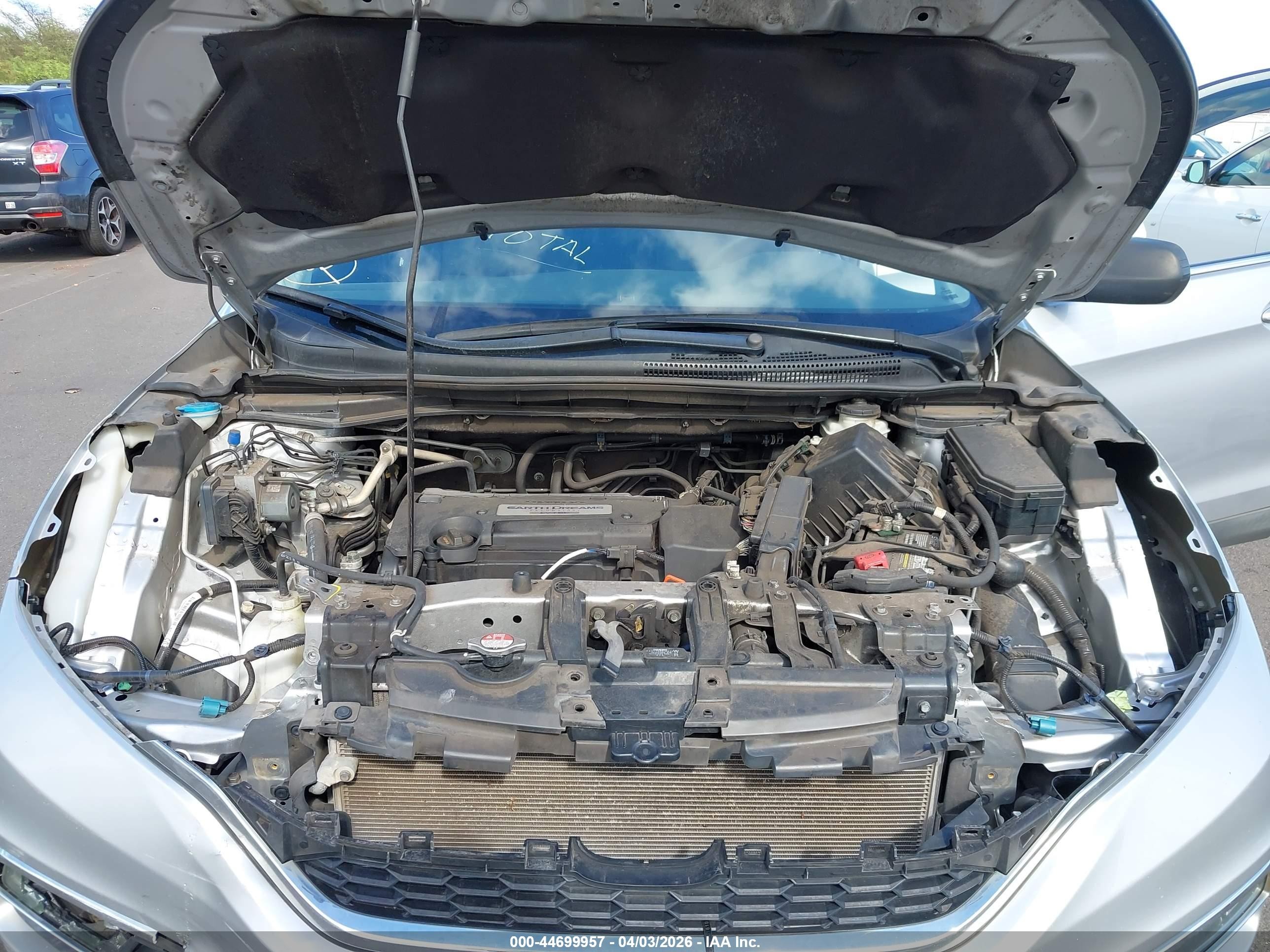 2015 Honda Cr-v Ex Silver vin: 3CZRM3H51FG704980