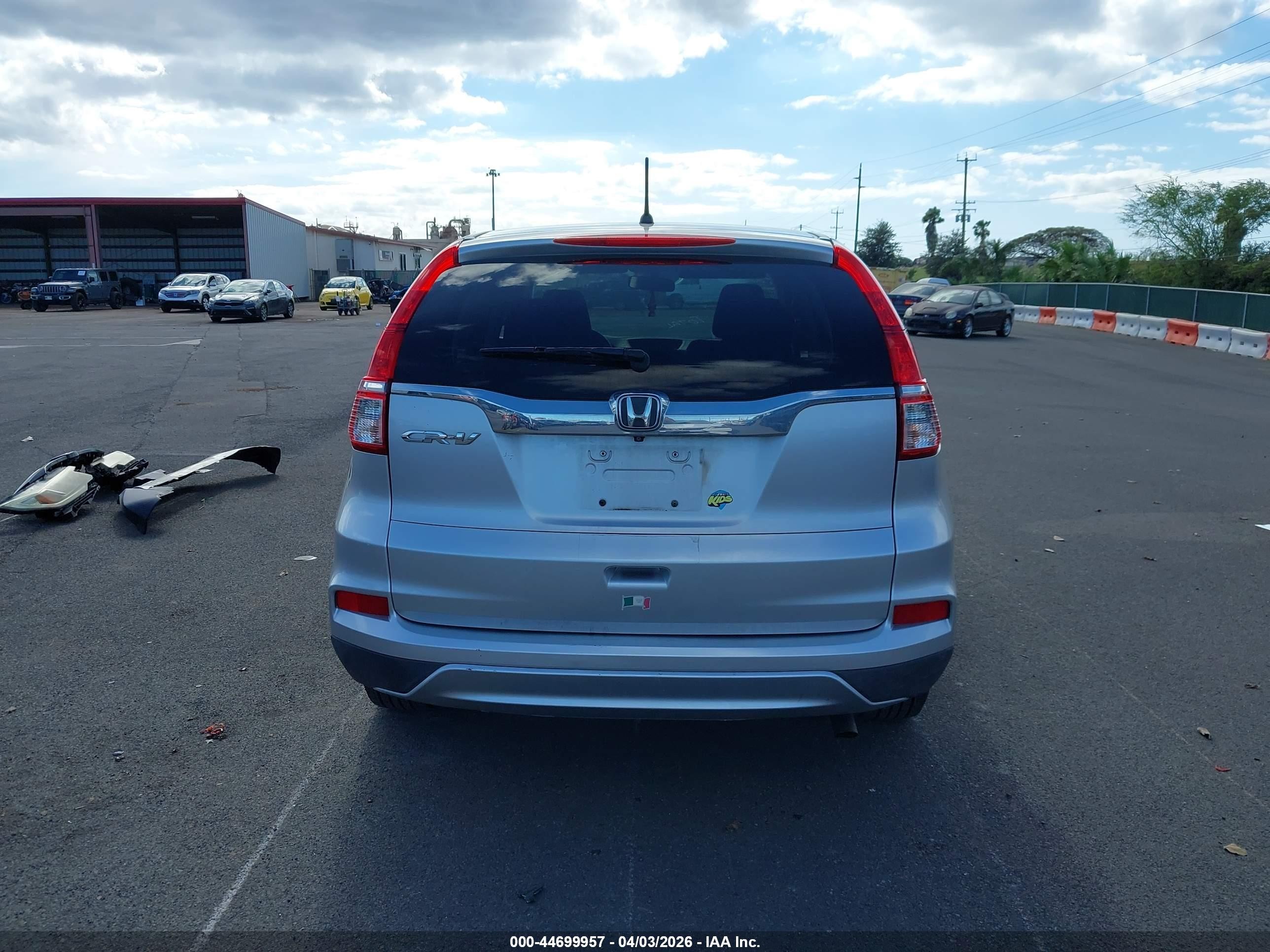 2015 Honda Cr-v Ex Silver vin: 3CZRM3H51FG704980