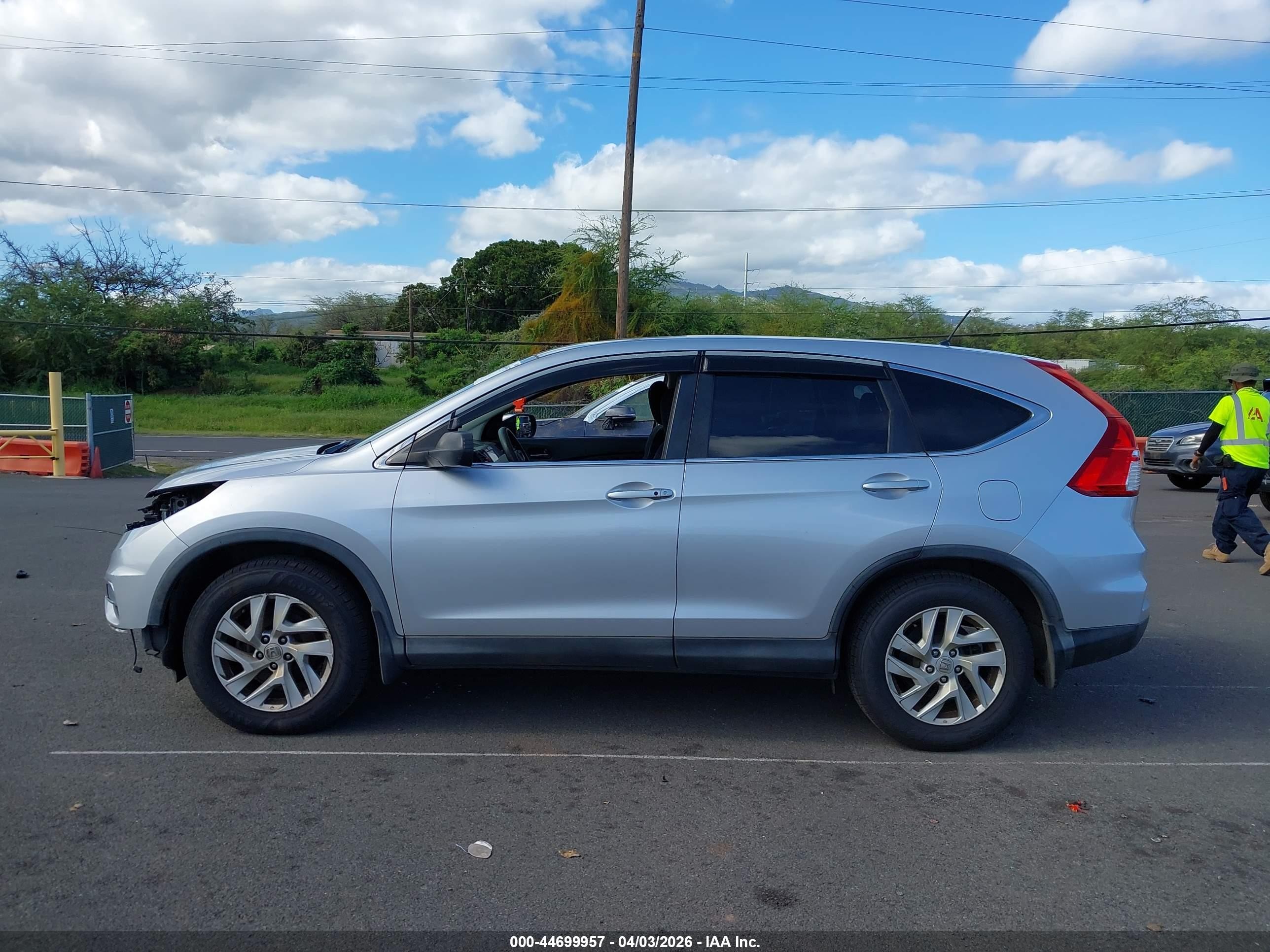 2015 Honda Cr-v Ex Silver vin: 3CZRM3H51FG704980