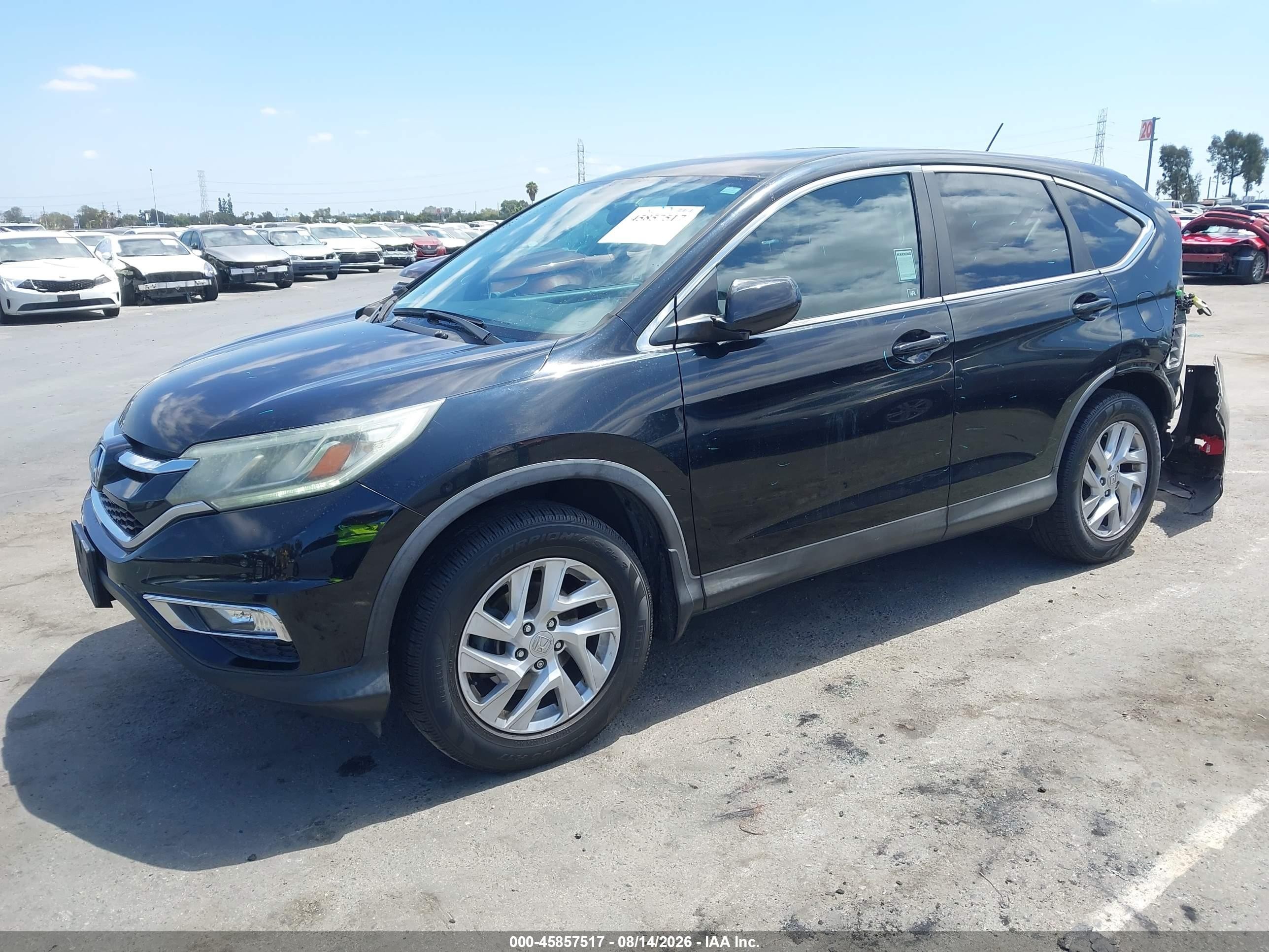 2015 Honda Cr-v Ex Black vin: 3CZRM3H51FG705689
