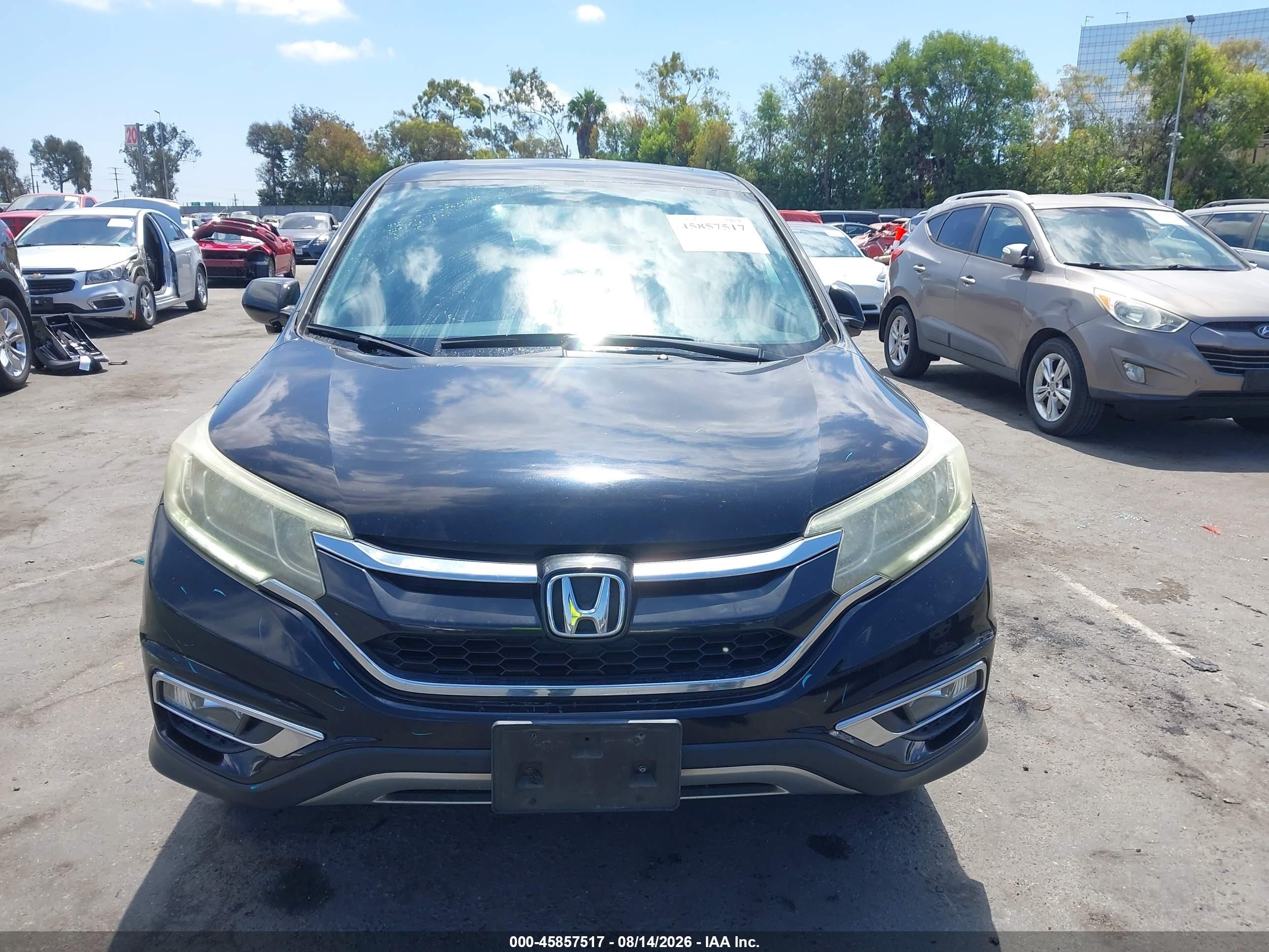 2015 Honda Cr-v Ex Black vin: 3CZRM3H51FG705689
