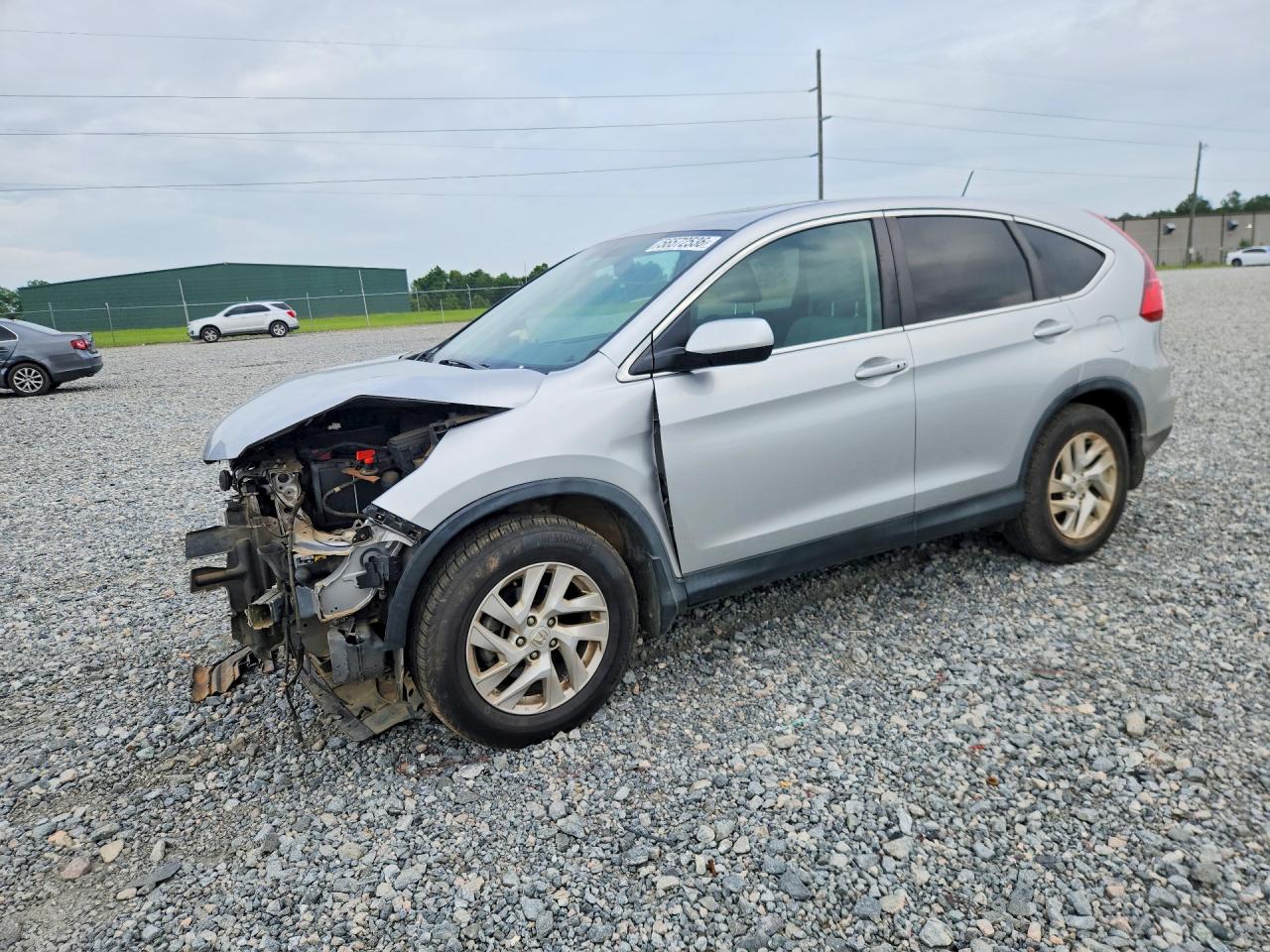 2015 Honda Cr-v Ex Silver vin: 3CZRM3H51FG705983
