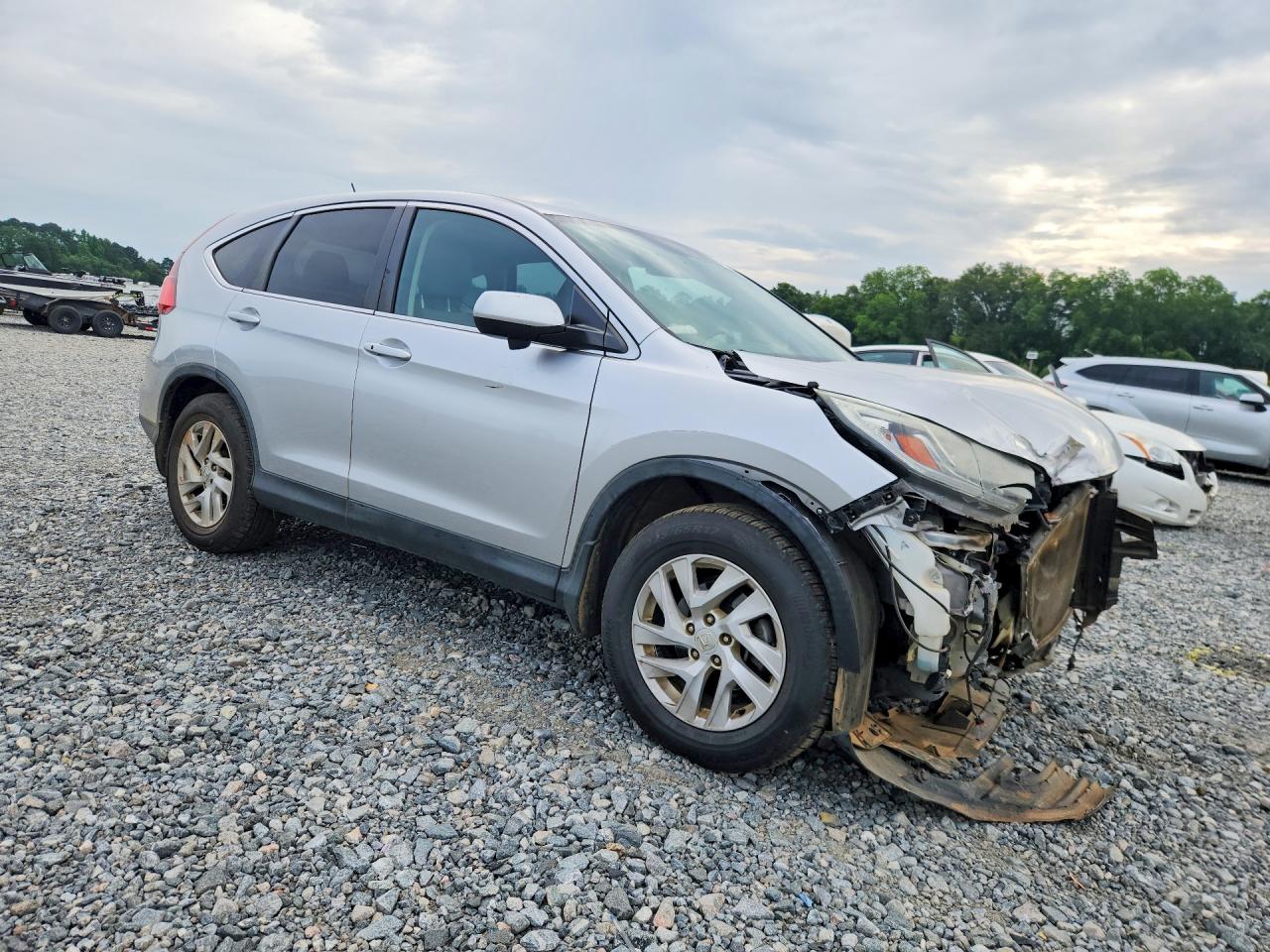 2015 Honda Cr-v Ex Silver vin: 3CZRM3H51FG705983