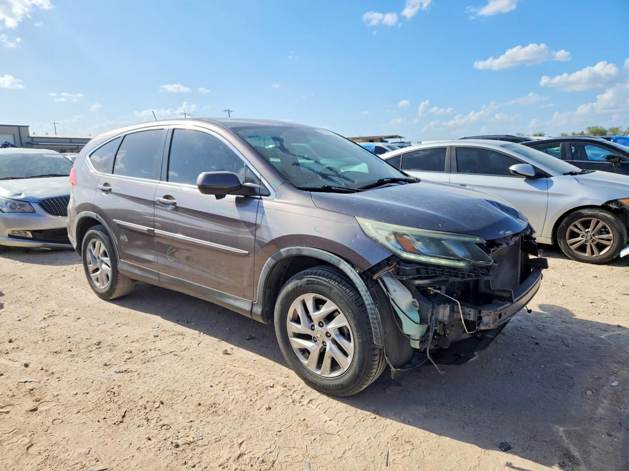 2015 Honda Cr-v Ex Gray vin: 3CZRM3H51FG708897