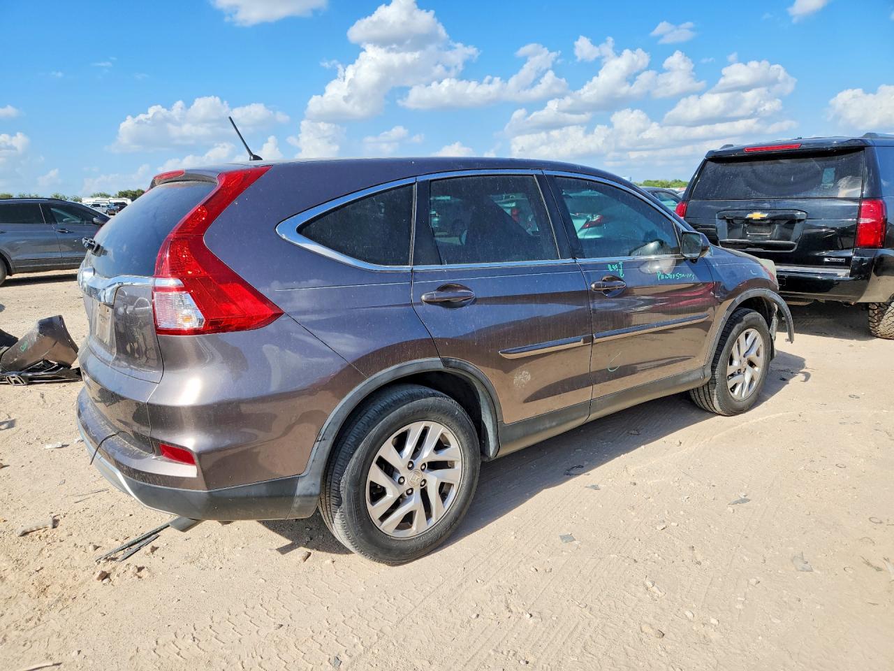 2015 Honda Cr-v Ex Gray vin: 3CZRM3H51FG708897
