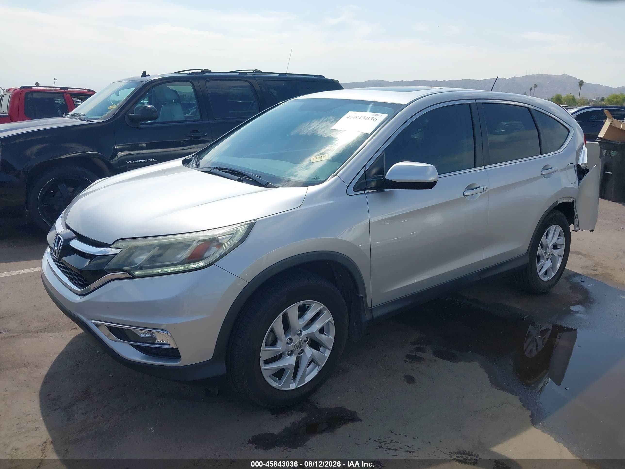 2016 Honda Cr-v Ex Silver vin: 3CZRM3H51GG707878