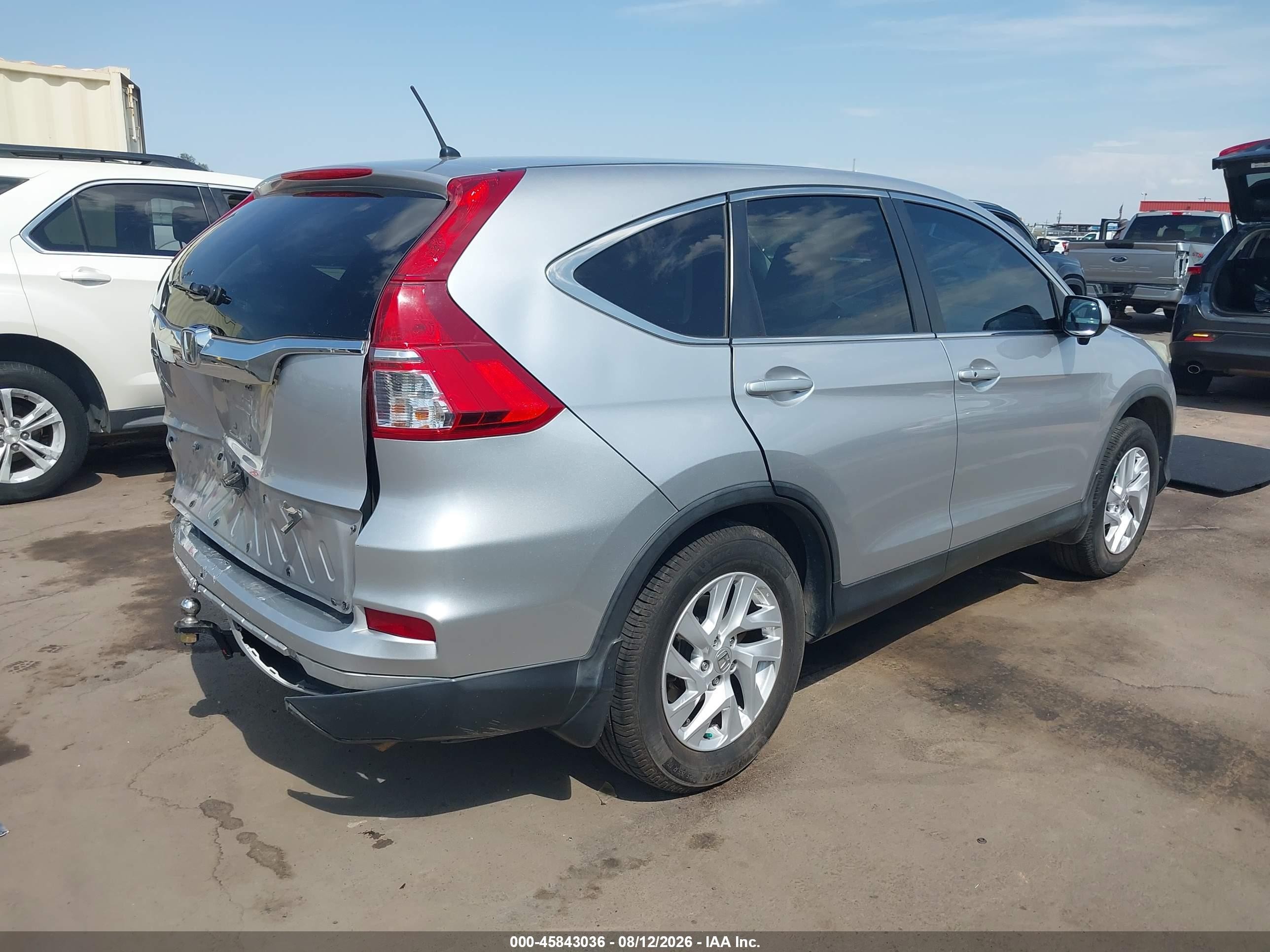 2016 Honda Cr-v Ex Silver vin: 3CZRM3H51GG707878