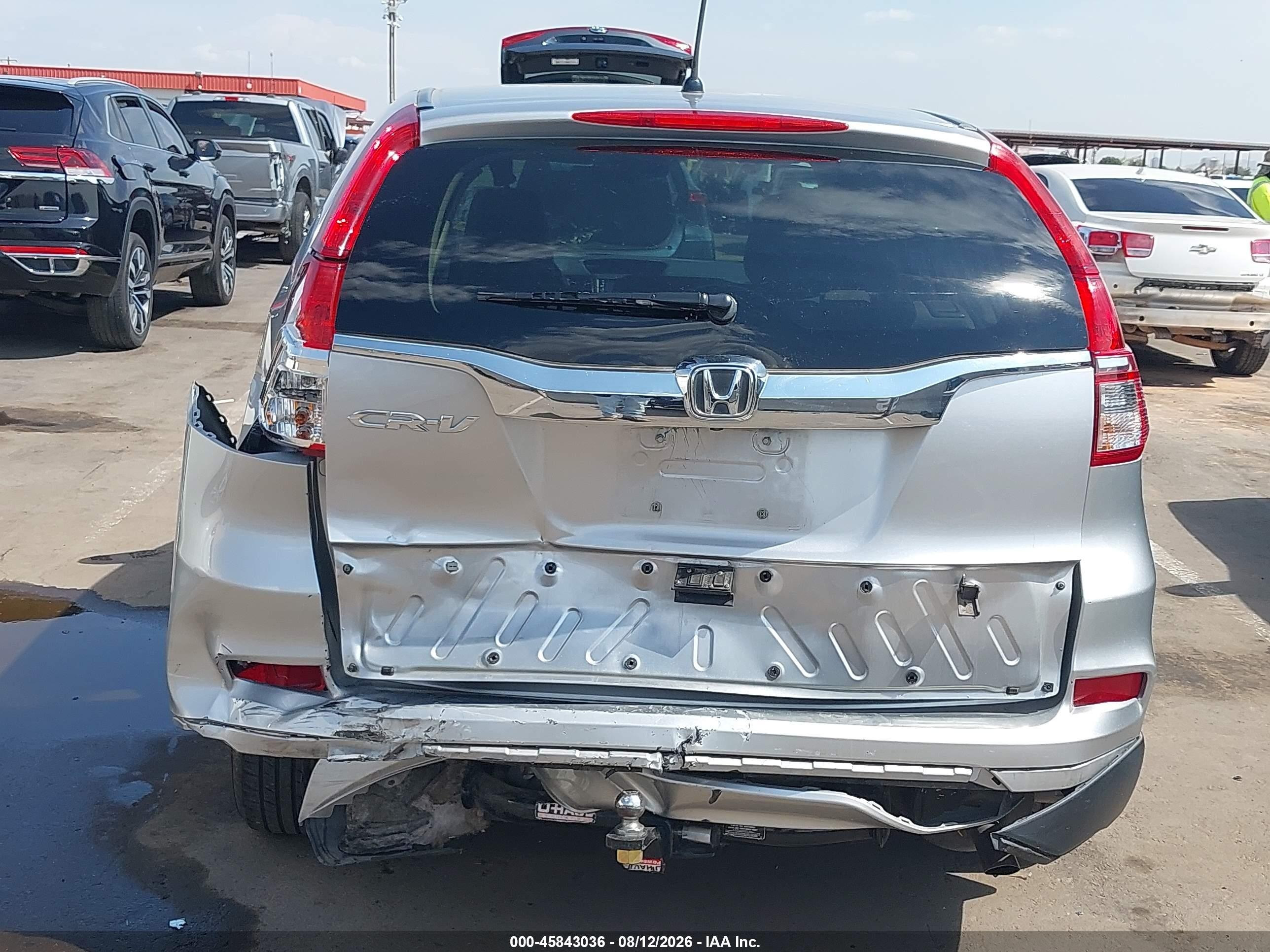2016 Honda Cr-v Ex Silver vin: 3CZRM3H51GG707878