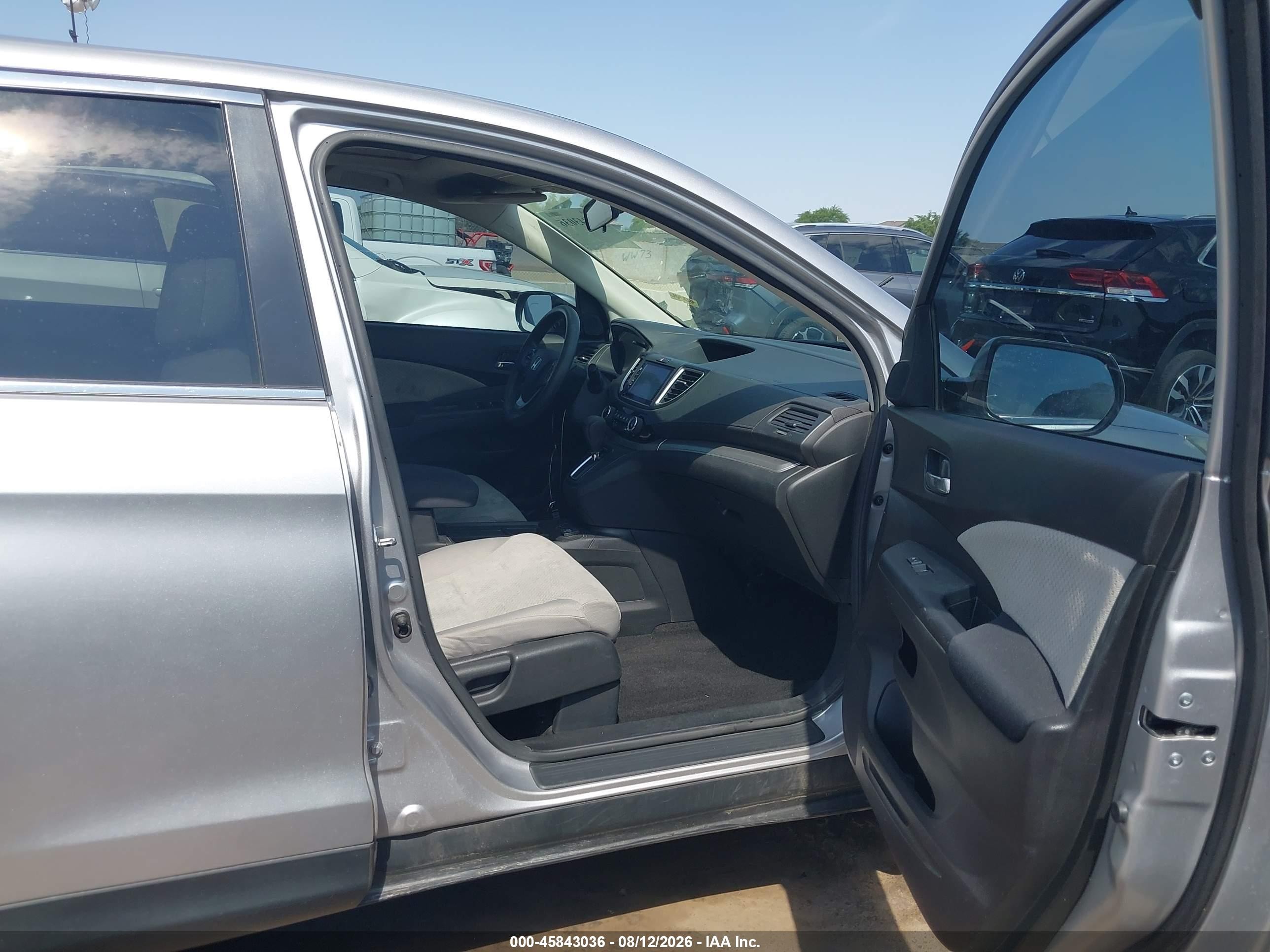 2016 Honda Cr-v Ex Silver vin: 3CZRM3H51GG707878
