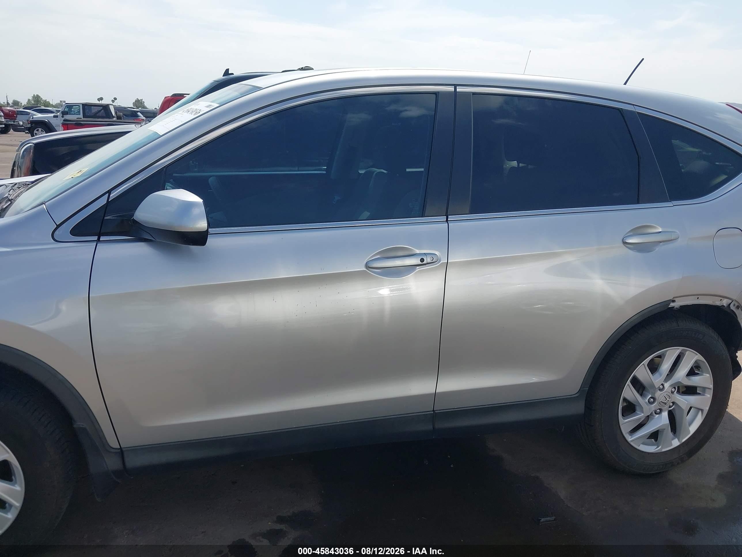 2016 Honda Cr-v Ex Silver vin: 3CZRM3H51GG707878
