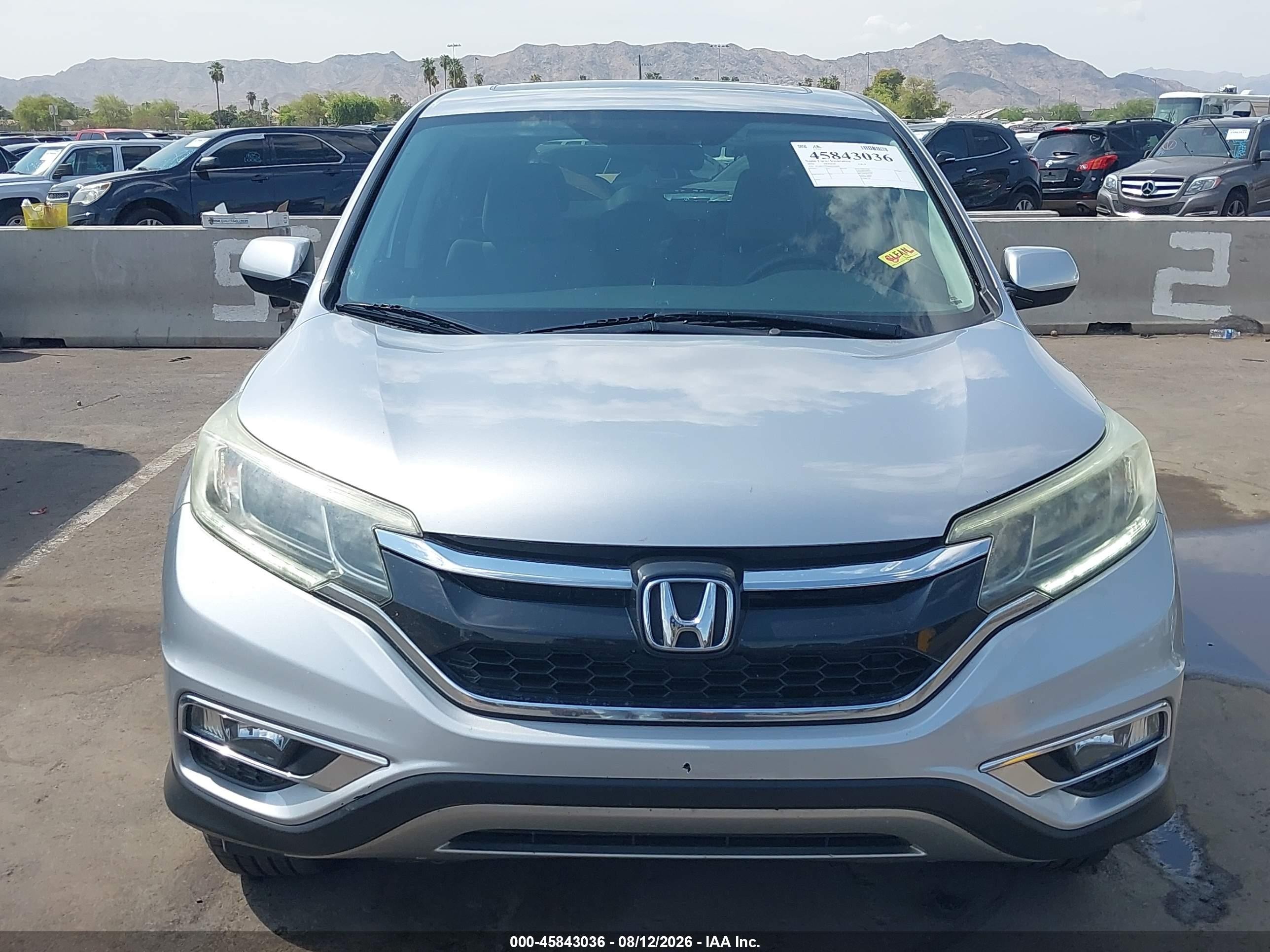 2016 Honda Cr-v Ex Silver vin: 3CZRM3H51GG707878