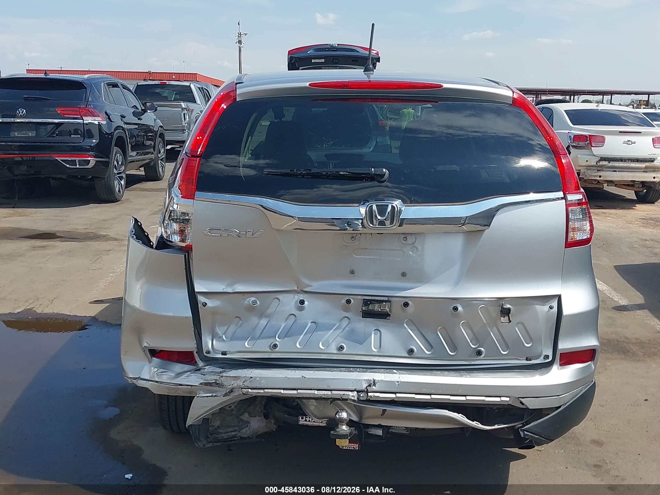 2016 Honda Cr-v Ex Silver vin: 3CZRM3H51GG707878