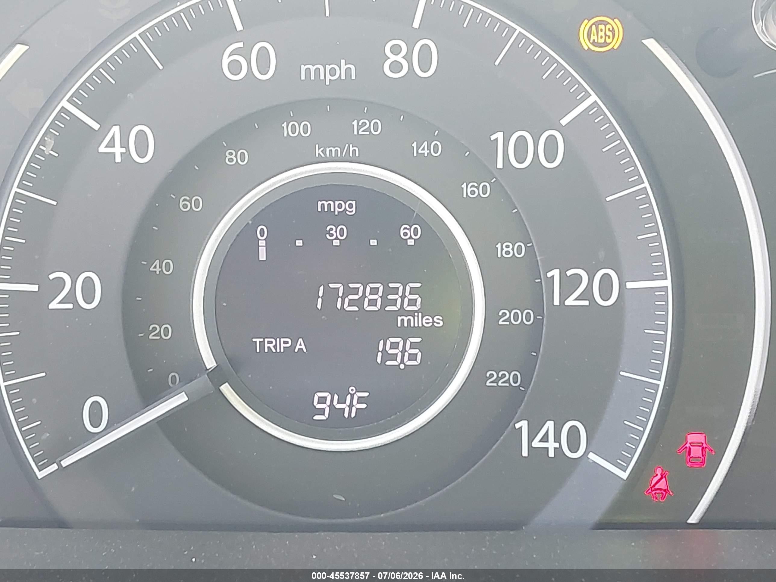 2012 Honda Cr-v Ex Blue vin: 3CZRM3H52CG704014