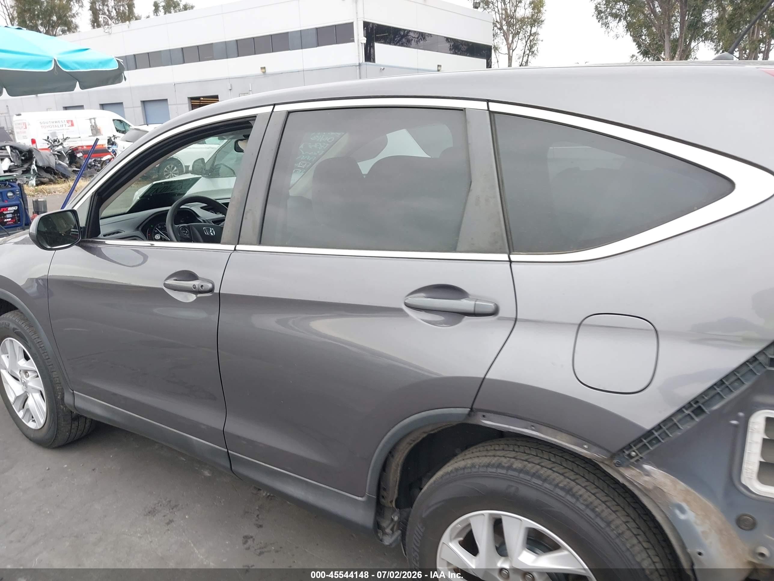 2015 Honda Cr-v Ex Gray vin: 3CZRM3H52FG700324