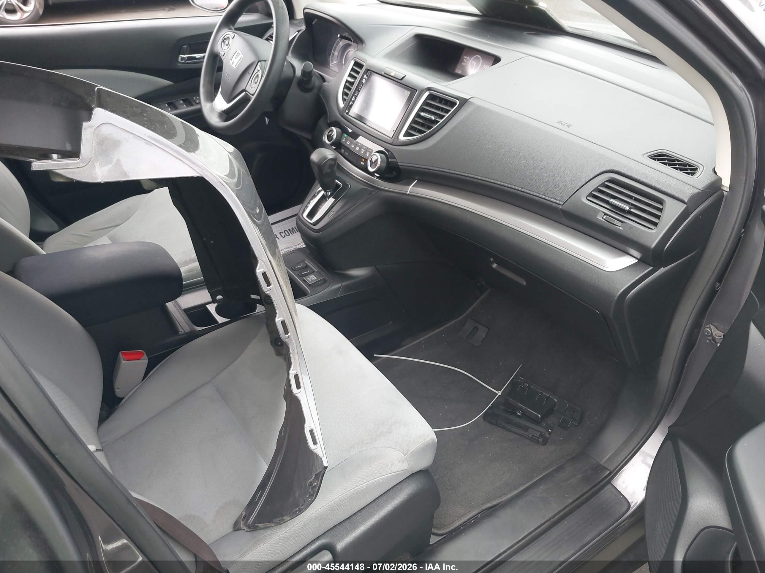 2015 Honda Cr-v Ex Gray vin: 3CZRM3H52FG700324