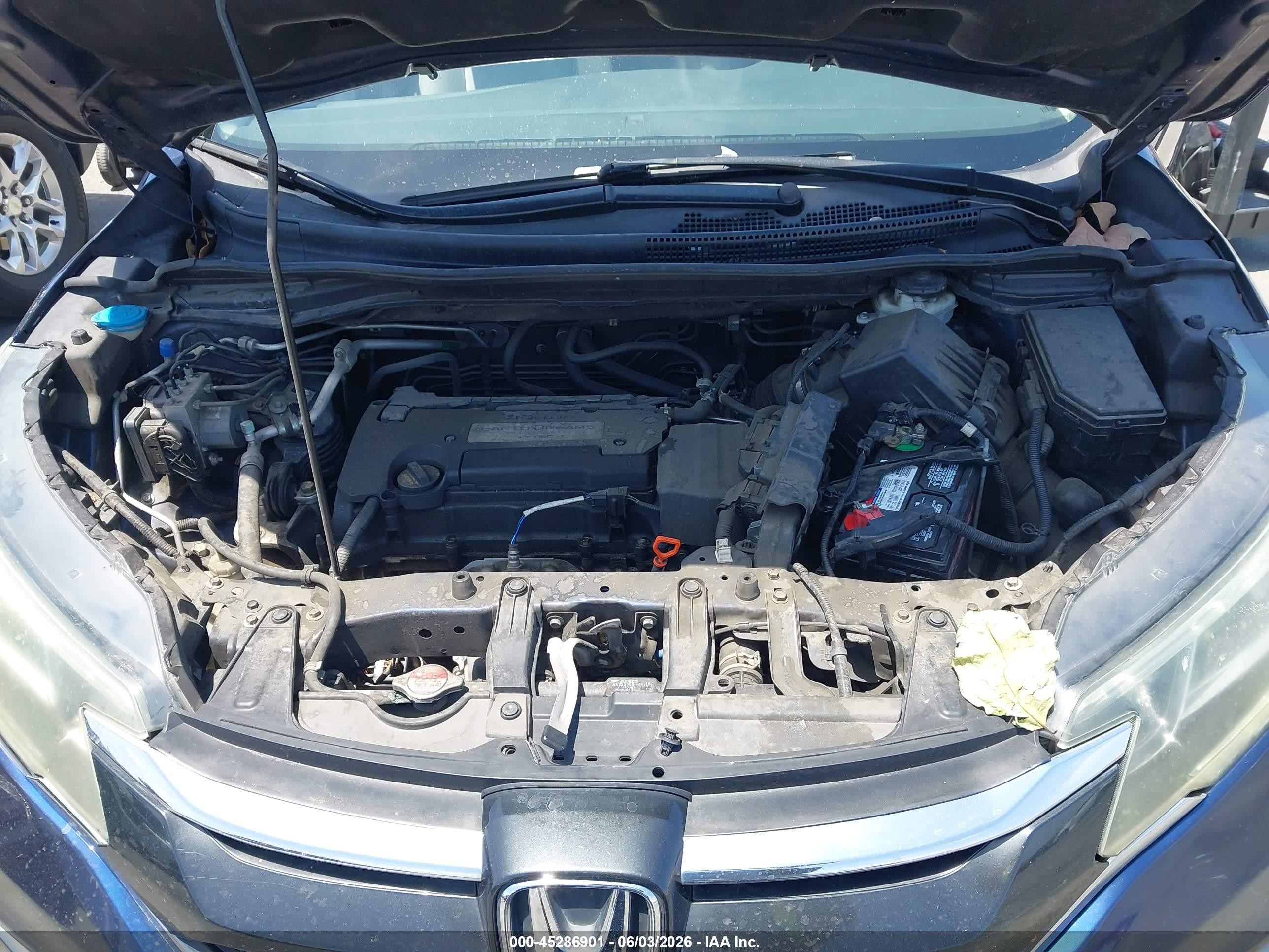 2015 Honda Cr-v Ex Blue vin: 3CZRM3H52FG702641
