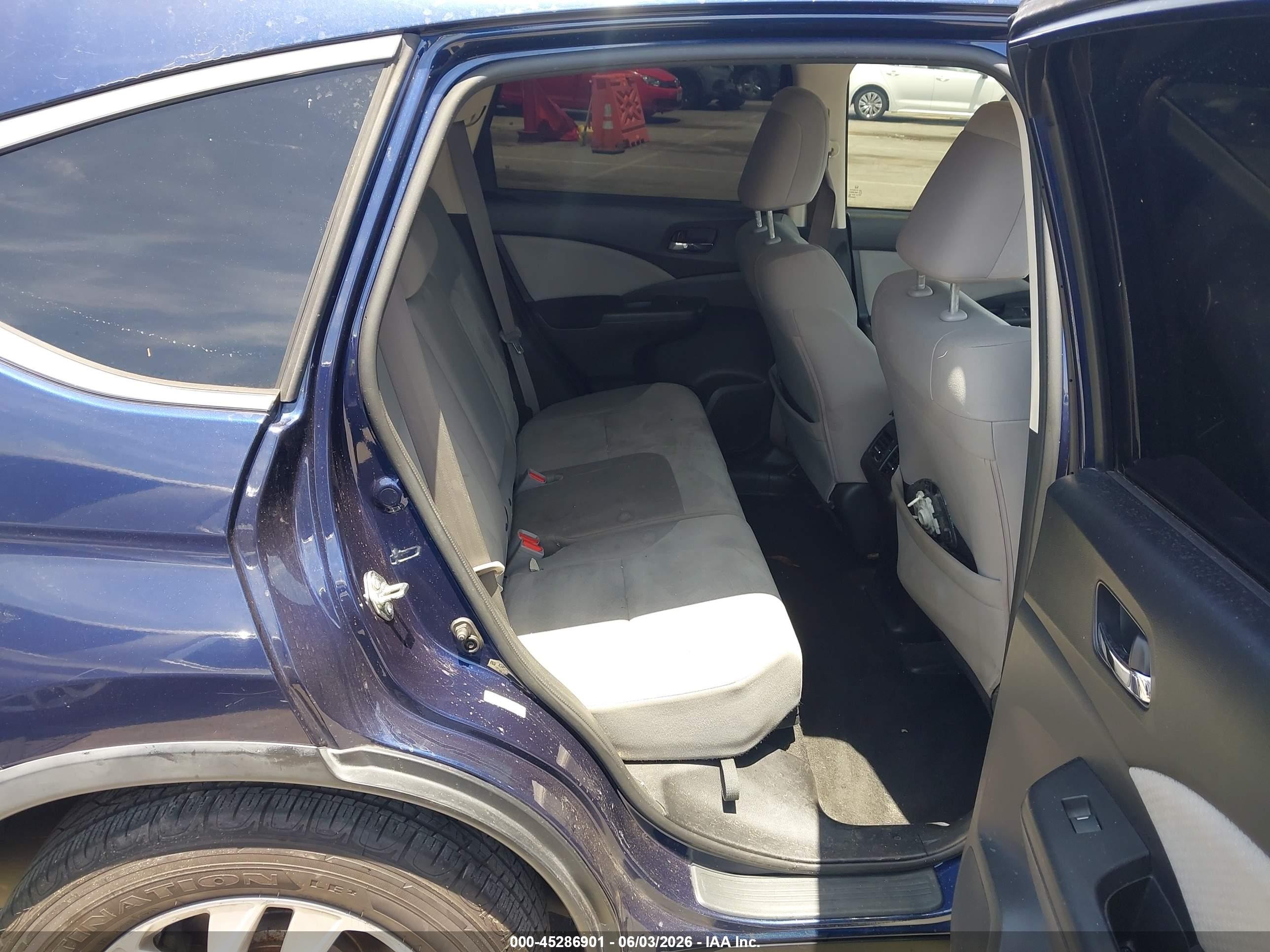 2015 Honda Cr-v Ex Blue vin: 3CZRM3H52FG702641