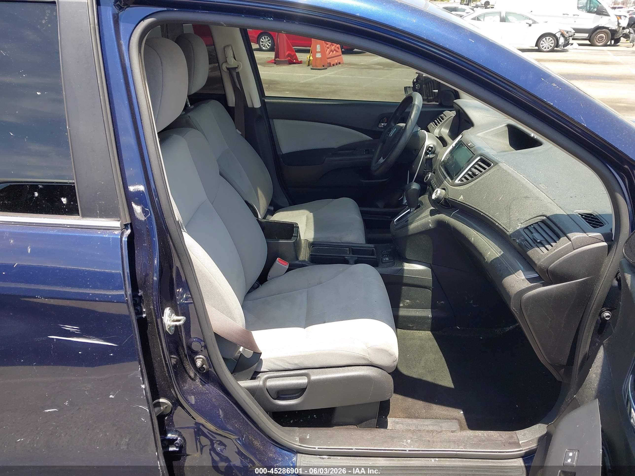 2015 Honda Cr-v Ex Blue vin: 3CZRM3H52FG702641