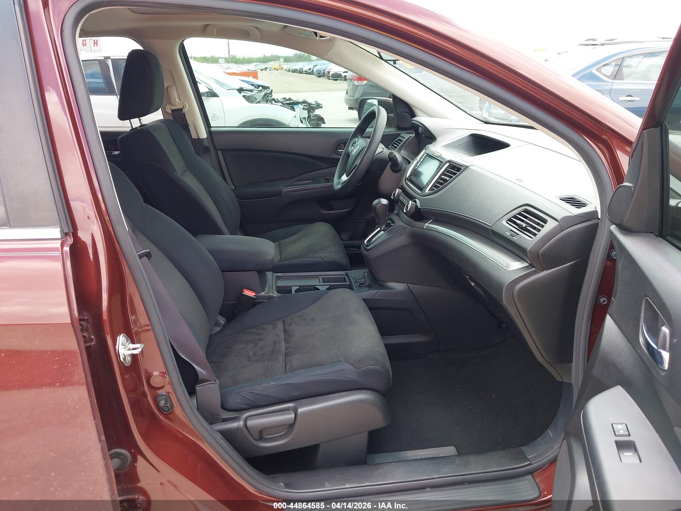 2015 Honda Cr-v Ex Burgundy vin: 3CZRM3H52FG703790