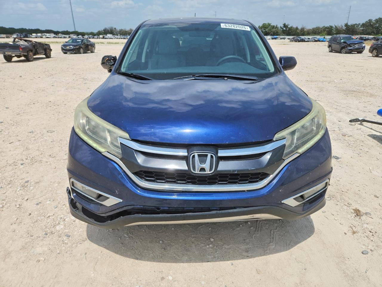 2015 Honda Cr-v Ex Синий vin: 3CZRM3H52FG710593