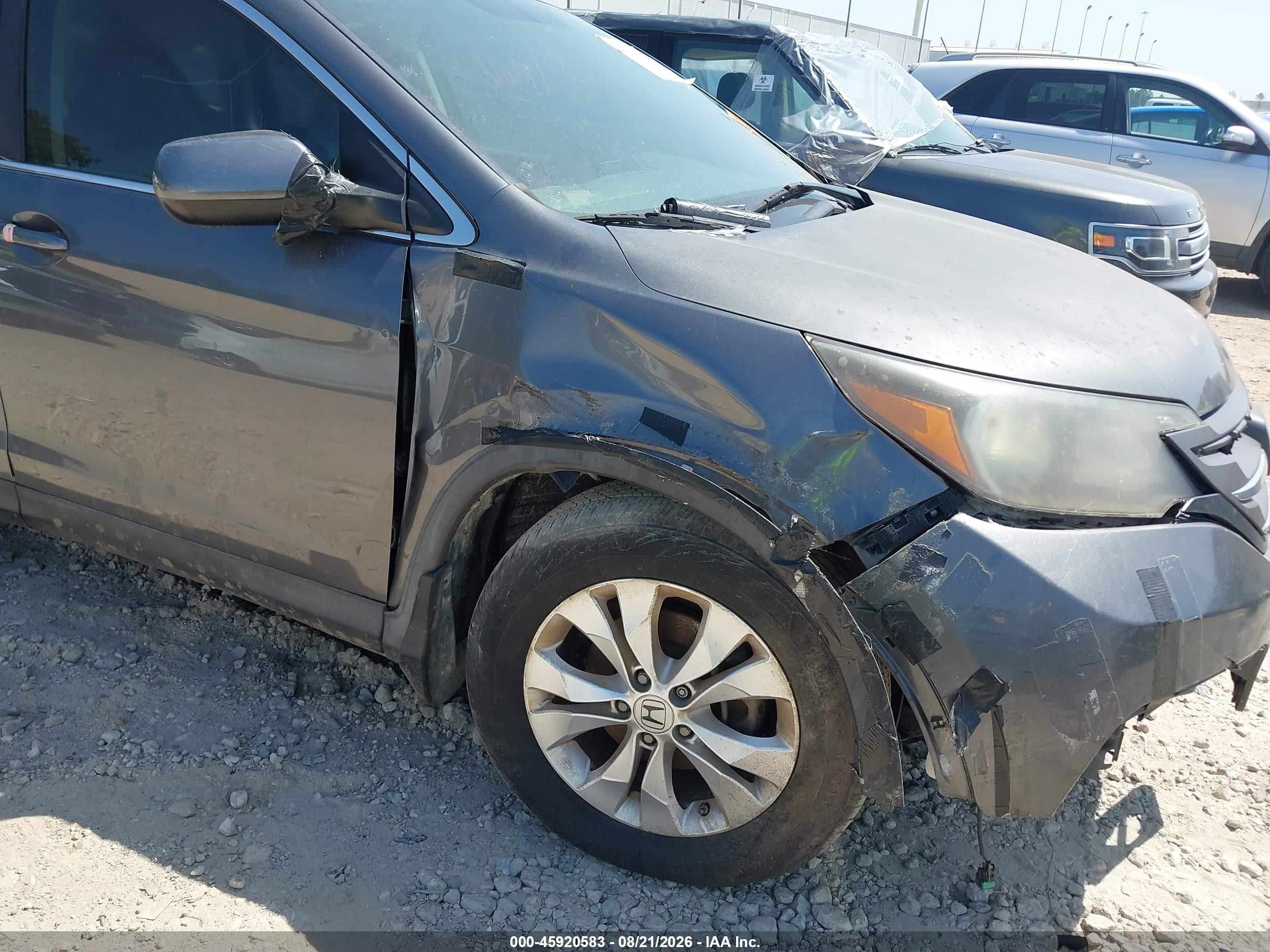 2012 Honda Cr-v Ex Gray vin: 3CZRM3H53CG702093