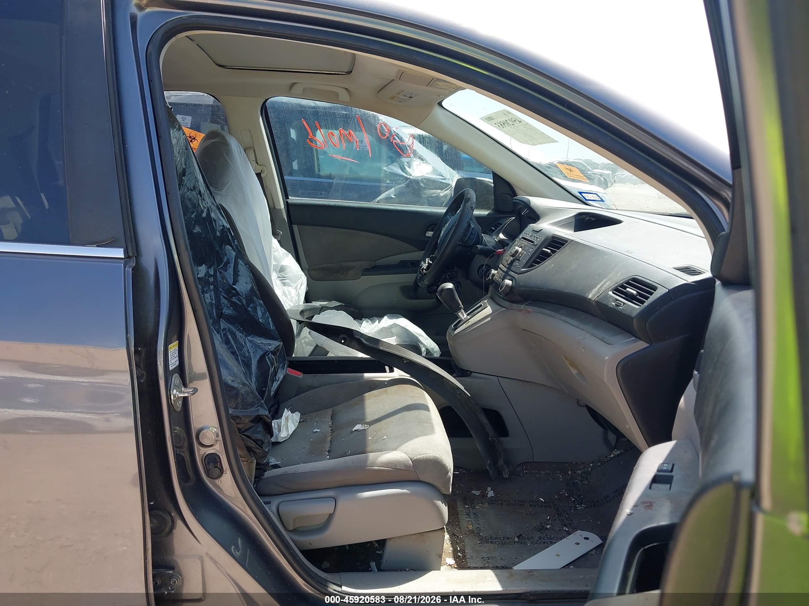 2012 Honda Cr-v Ex Gray vin: 3CZRM3H53CG702093