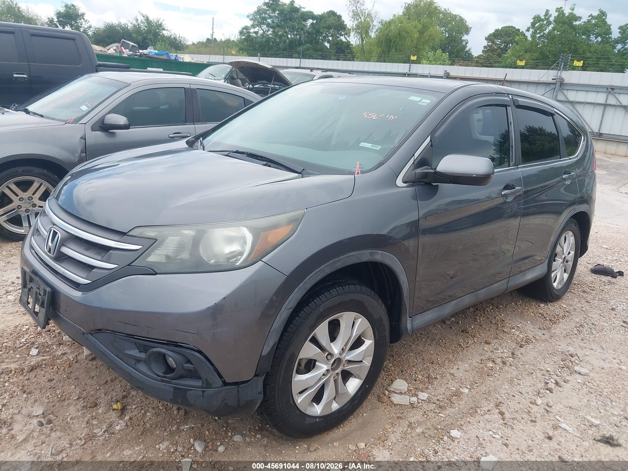 2012 Honda Cr-v Ex Gray vin: 3CZRM3H53CG702272