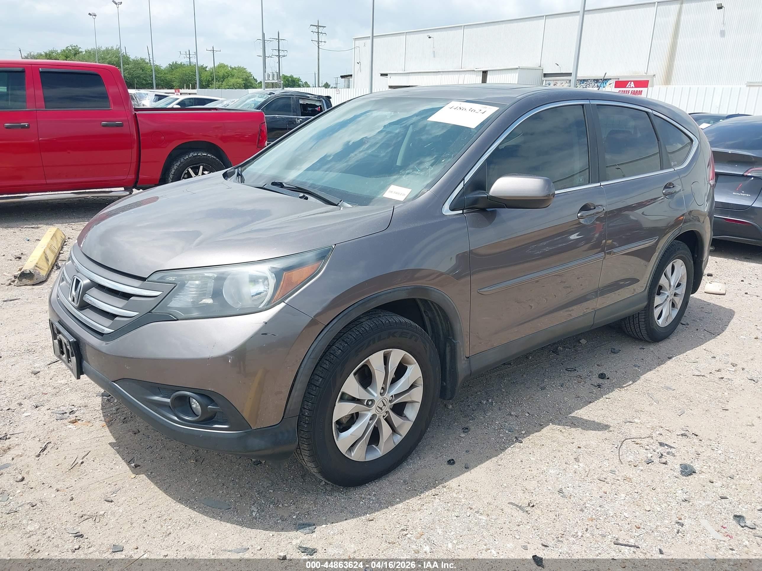 2012 Honda Cr-v Ex Серый vin: 3CZRM3H53CG702420