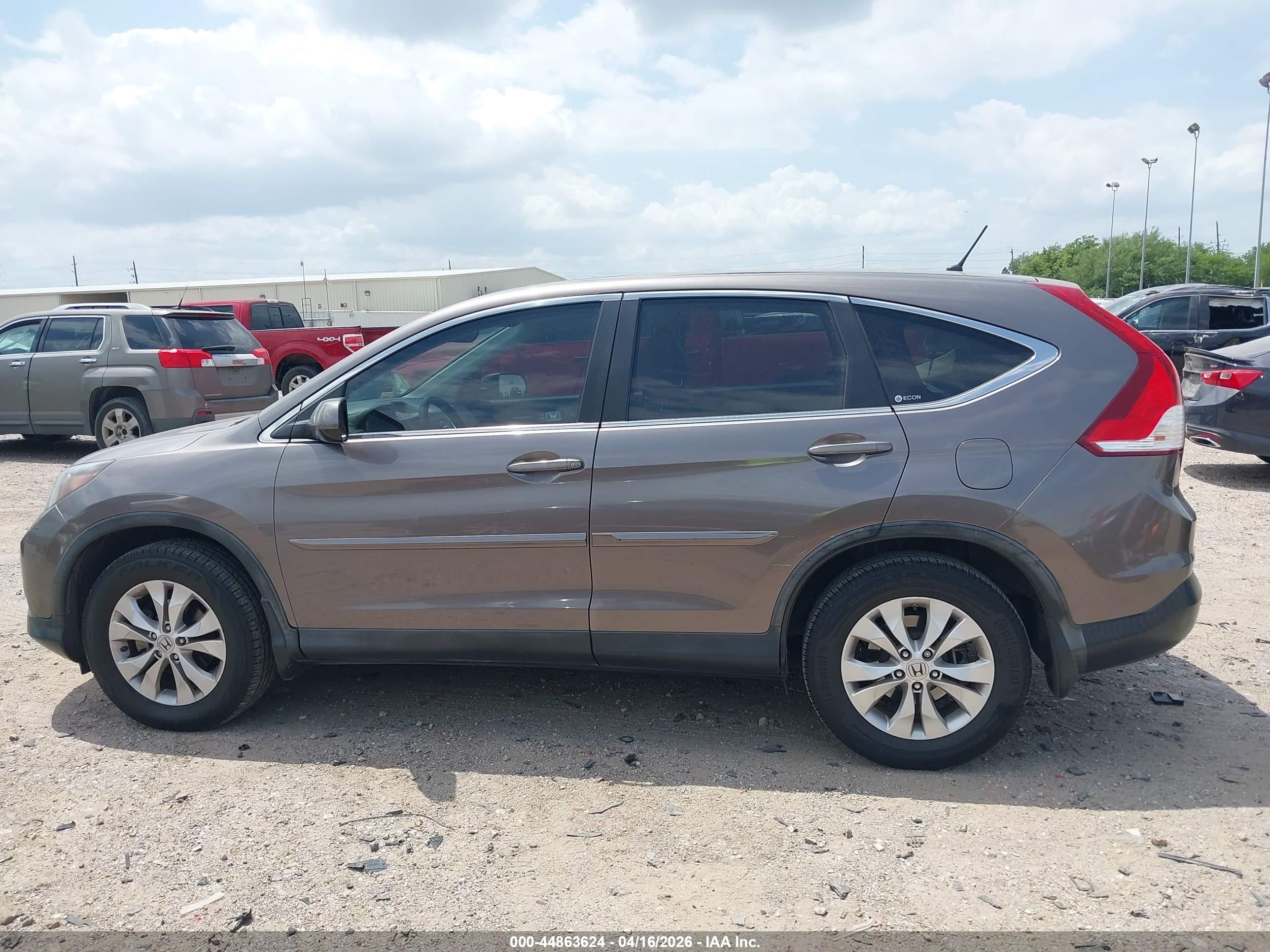 2012 Honda Cr-v Ex Серый vin: 3CZRM3H53CG702420