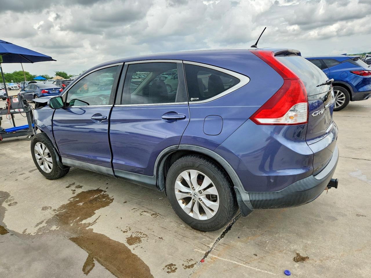 2012 Honda Cr-v Ex Blue vin: 3CZRM3H53CG704961