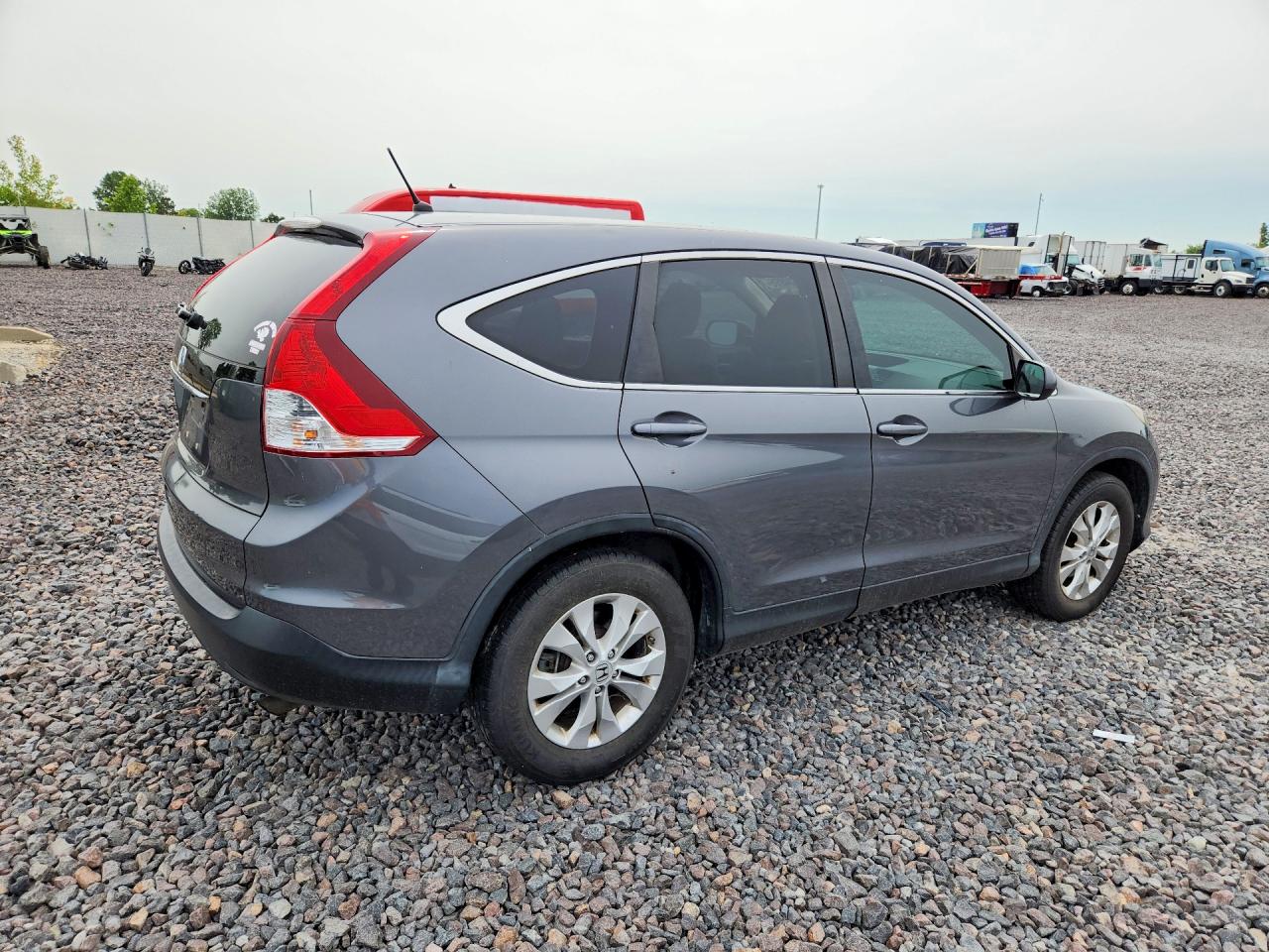 2013 Honda Cr-v Ex Gray vin: 3CZRM3H53DG700491