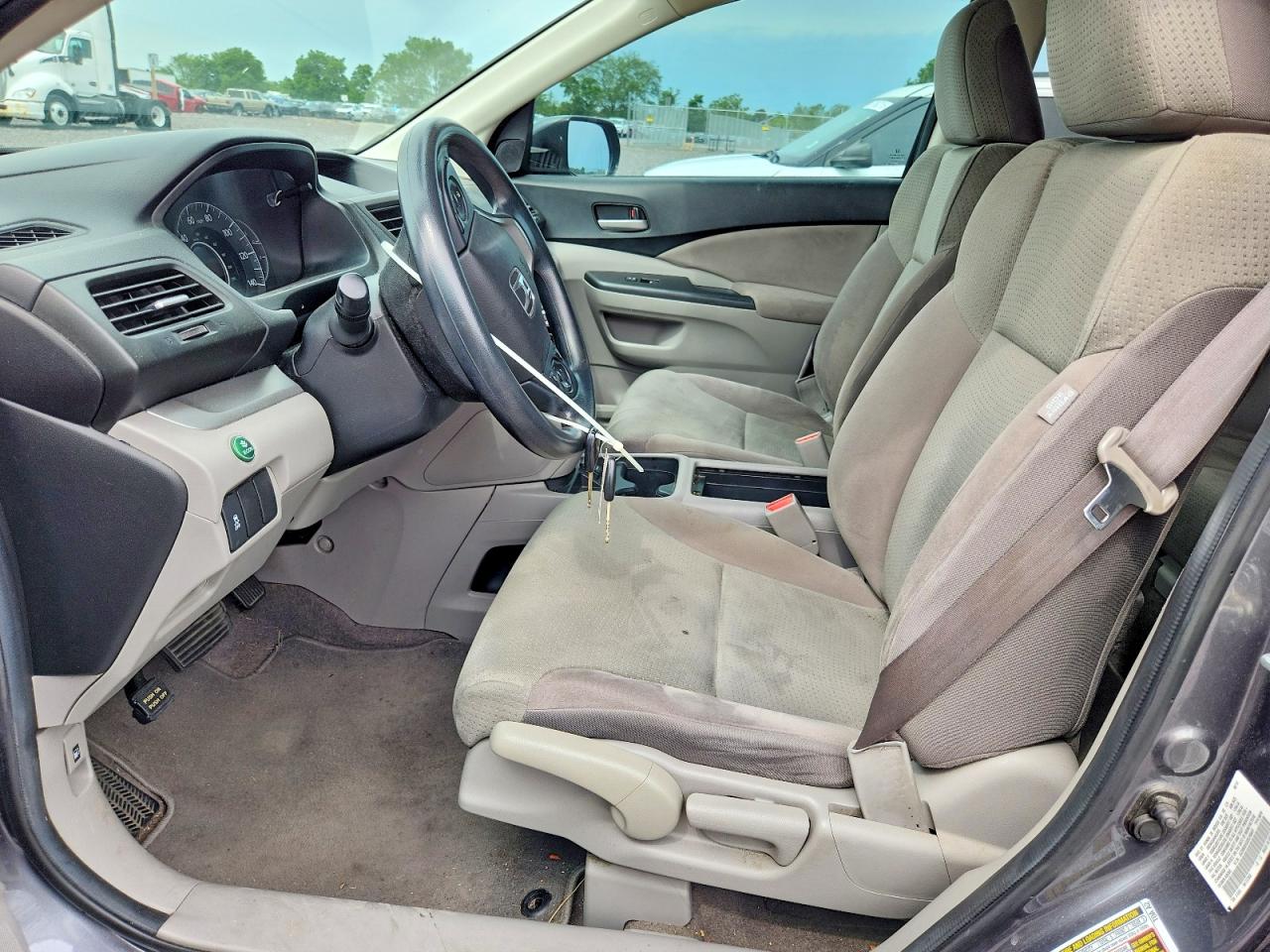 2013 Honda Cr-v Ex Gray vin: 3CZRM3H53DG700491
