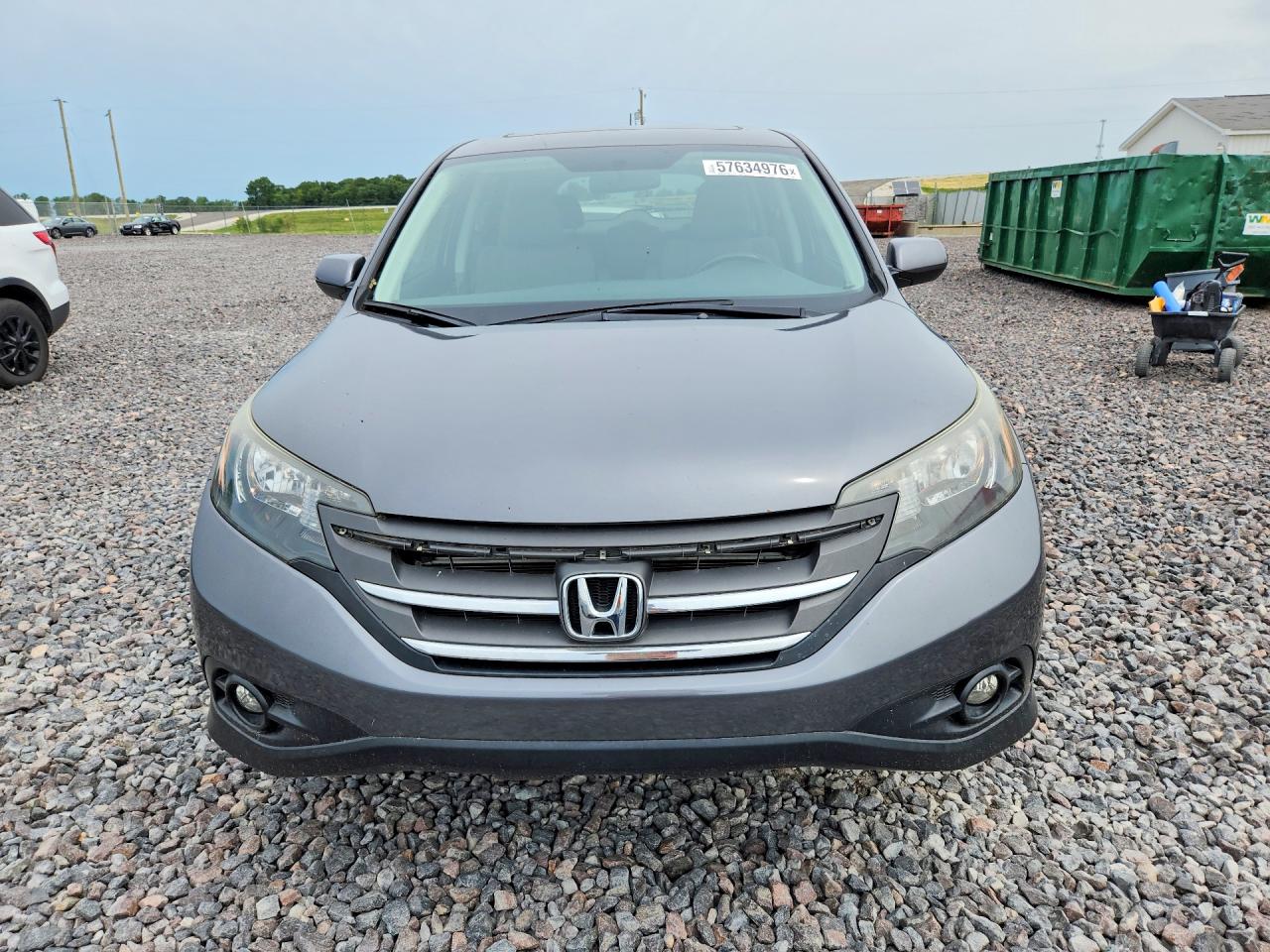2013 Honda Cr-v Ex Gray vin: 3CZRM3H53DG700491