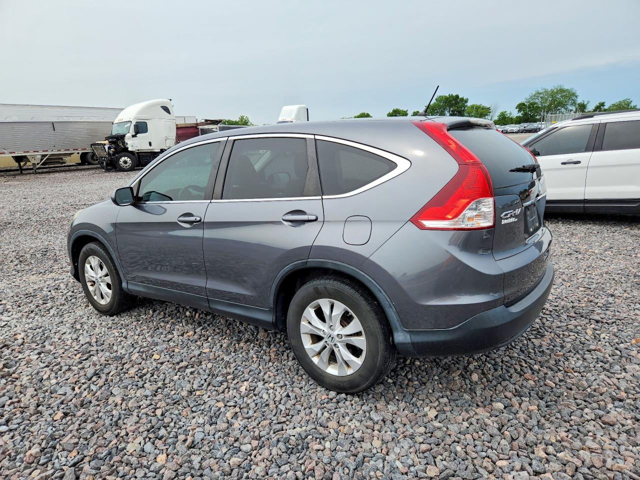 2013 Honda Cr-v Ex Gray vin: 3CZRM3H53DG700491
