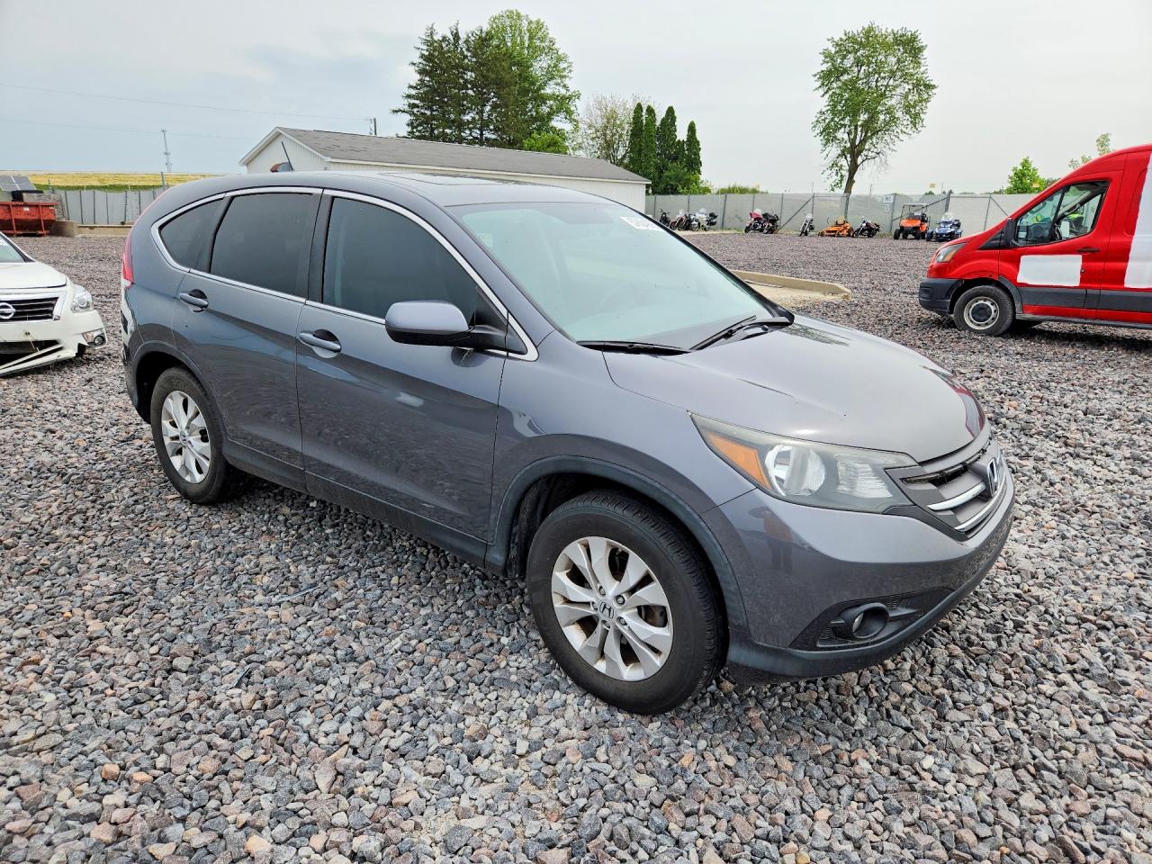 2013 Honda Cr-v Ex Gray vin: 3CZRM3H53DG700491