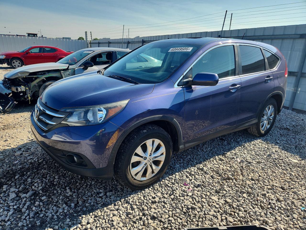 2013 Honda Cr-v Ex Синий vin: 3CZRM3H53DG701107