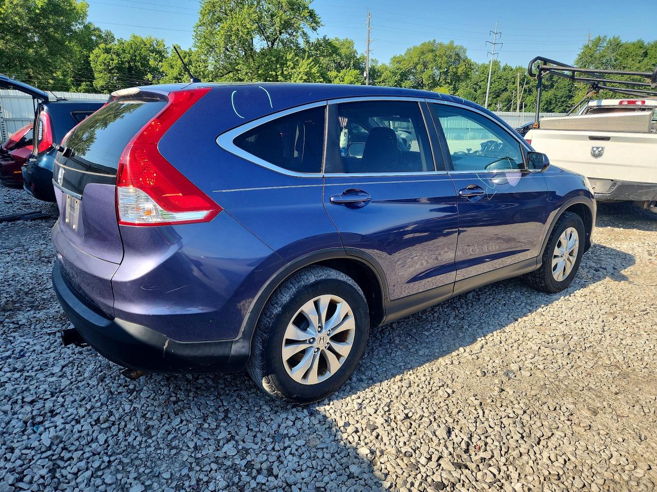 2013 Honda Cr-v Ex Синий vin: 3CZRM3H53DG701107