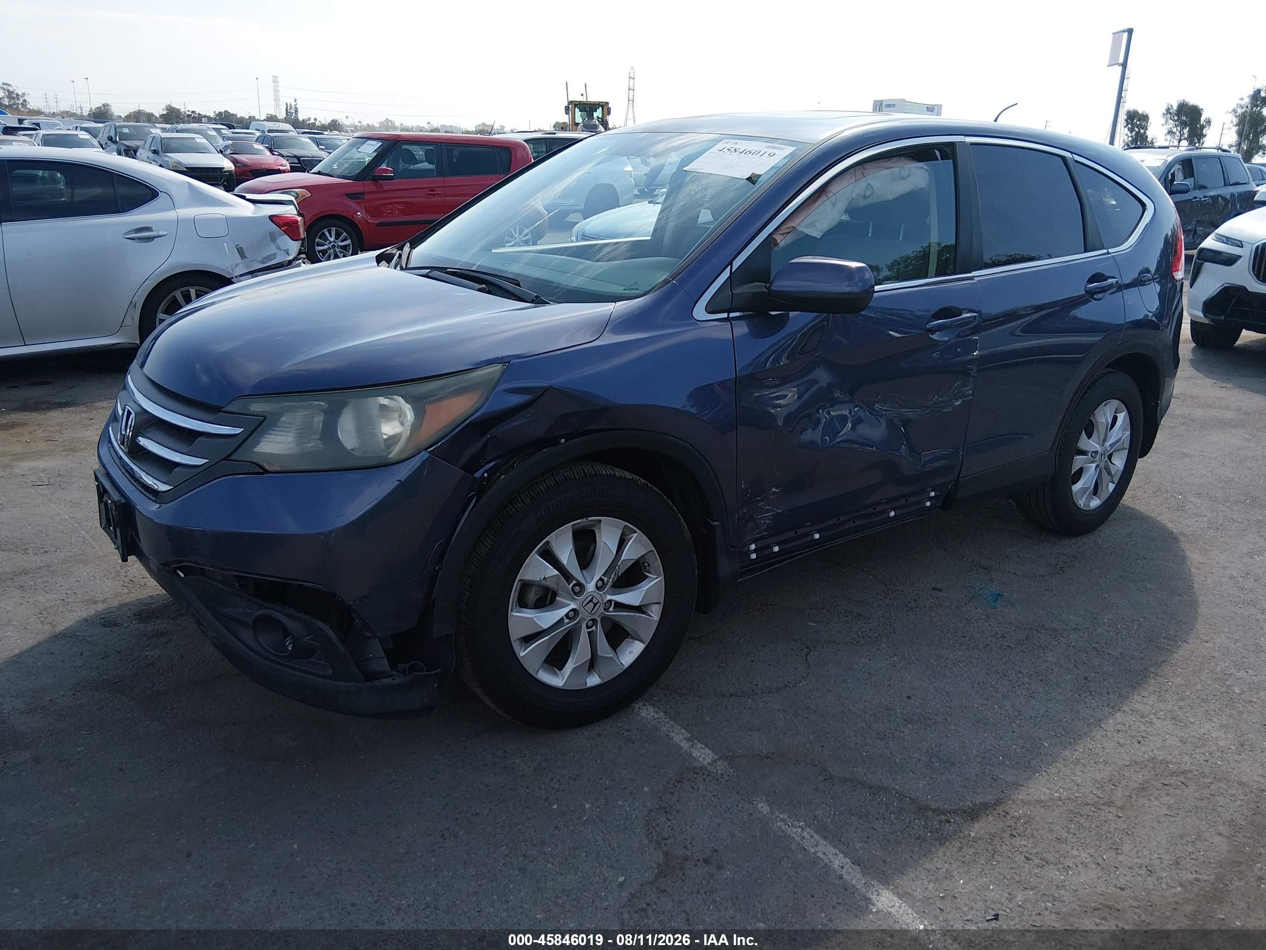 2013 Honda Cr-v Ex Blue vin: 3CZRM3H53DG701561