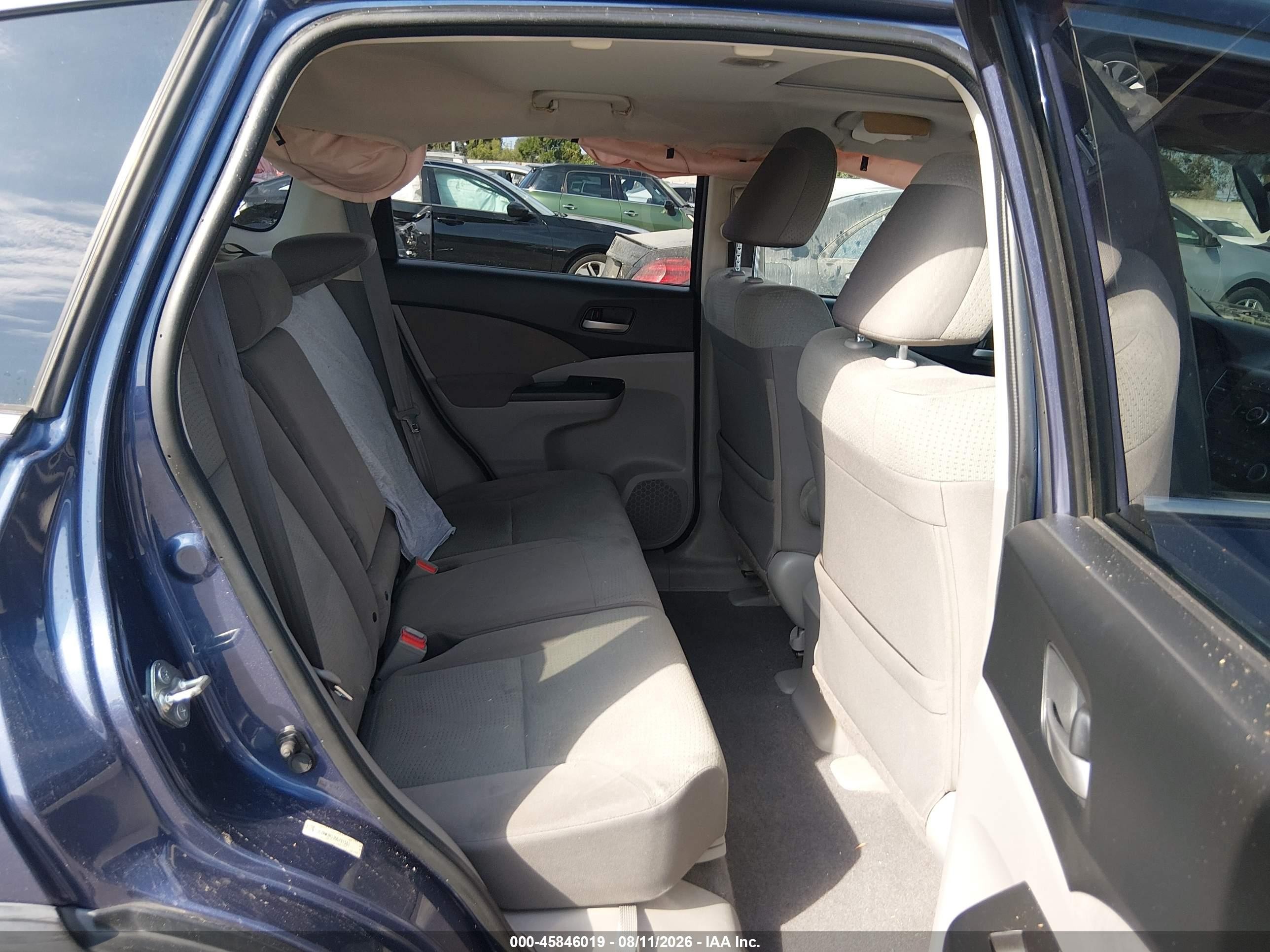 2013 Honda Cr-v Ex Blue vin: 3CZRM3H53DG701561