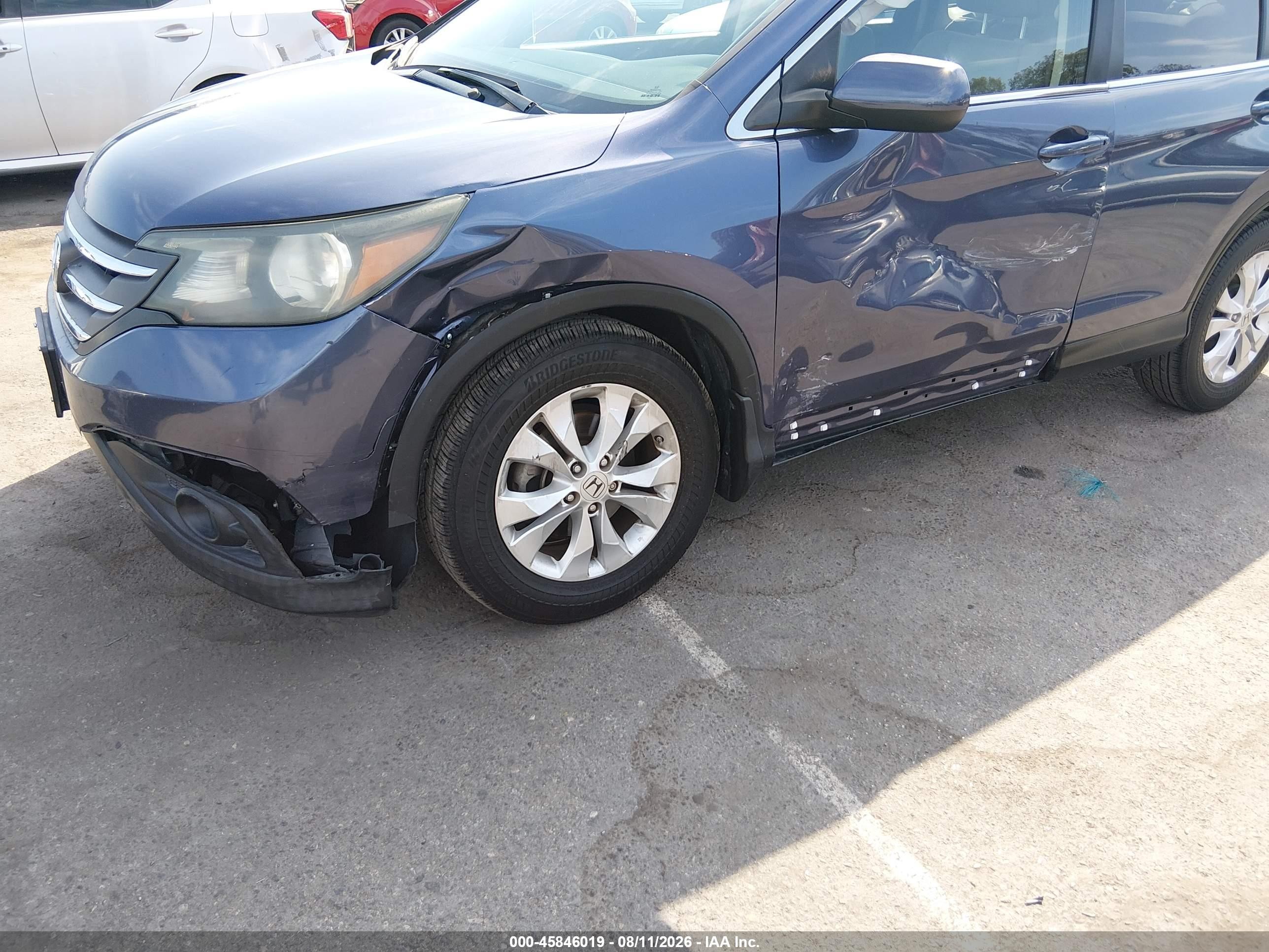 2013 Honda Cr-v Ex Blue vin: 3CZRM3H53DG701561