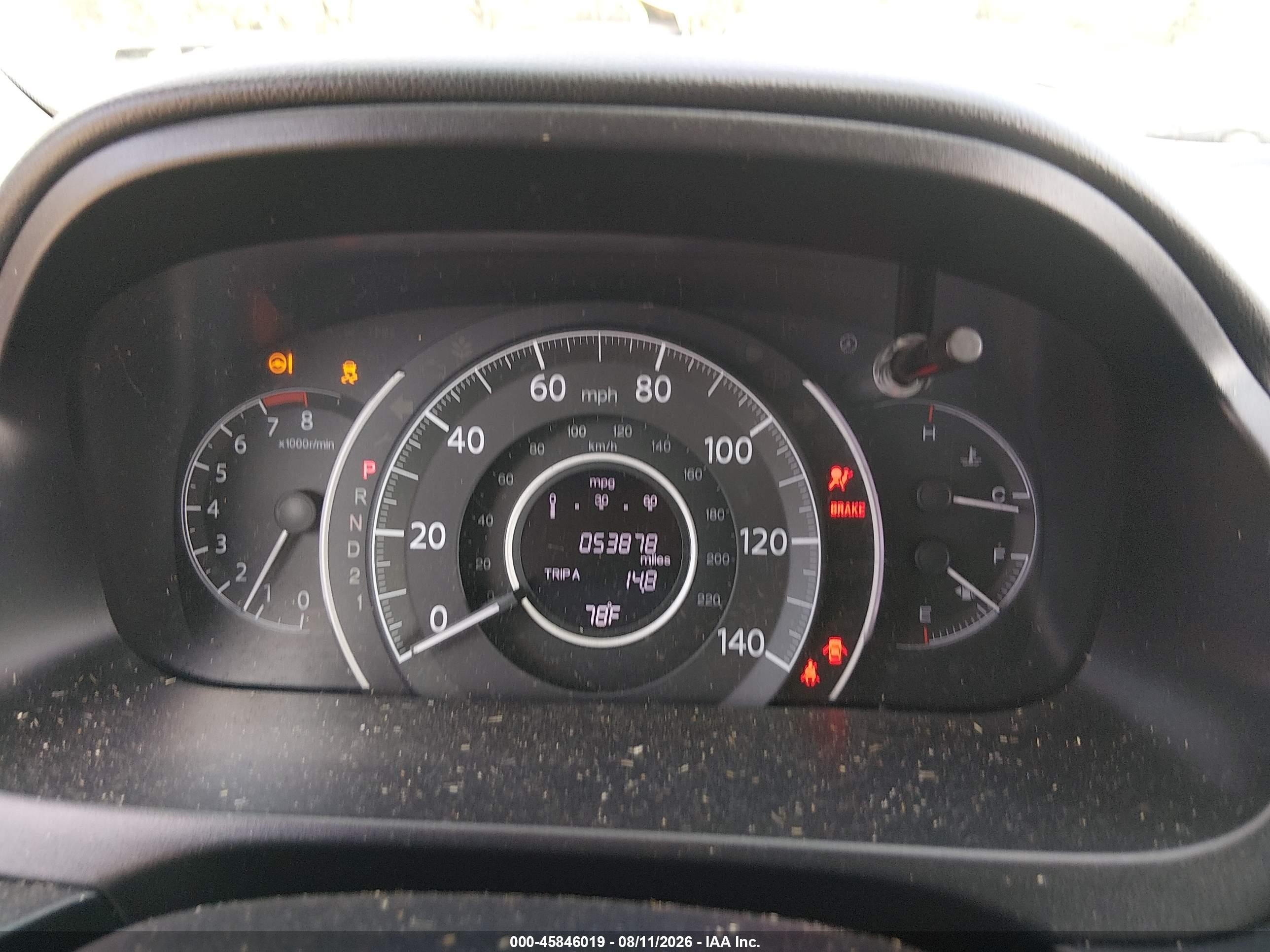 2013 Honda Cr-v Ex Blue vin: 3CZRM3H53DG701561
