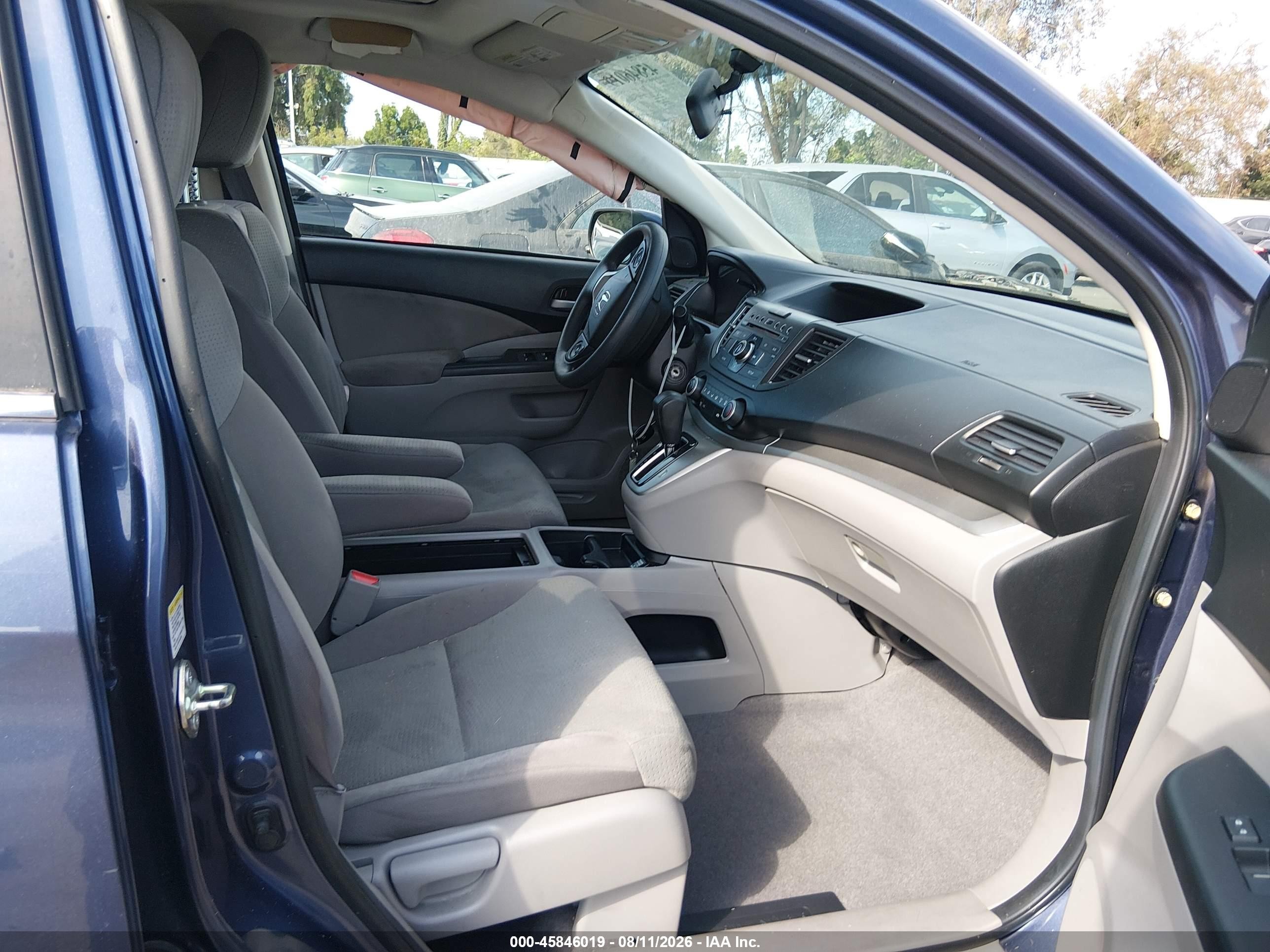 2013 Honda Cr-v Ex Blue vin: 3CZRM3H53DG701561
