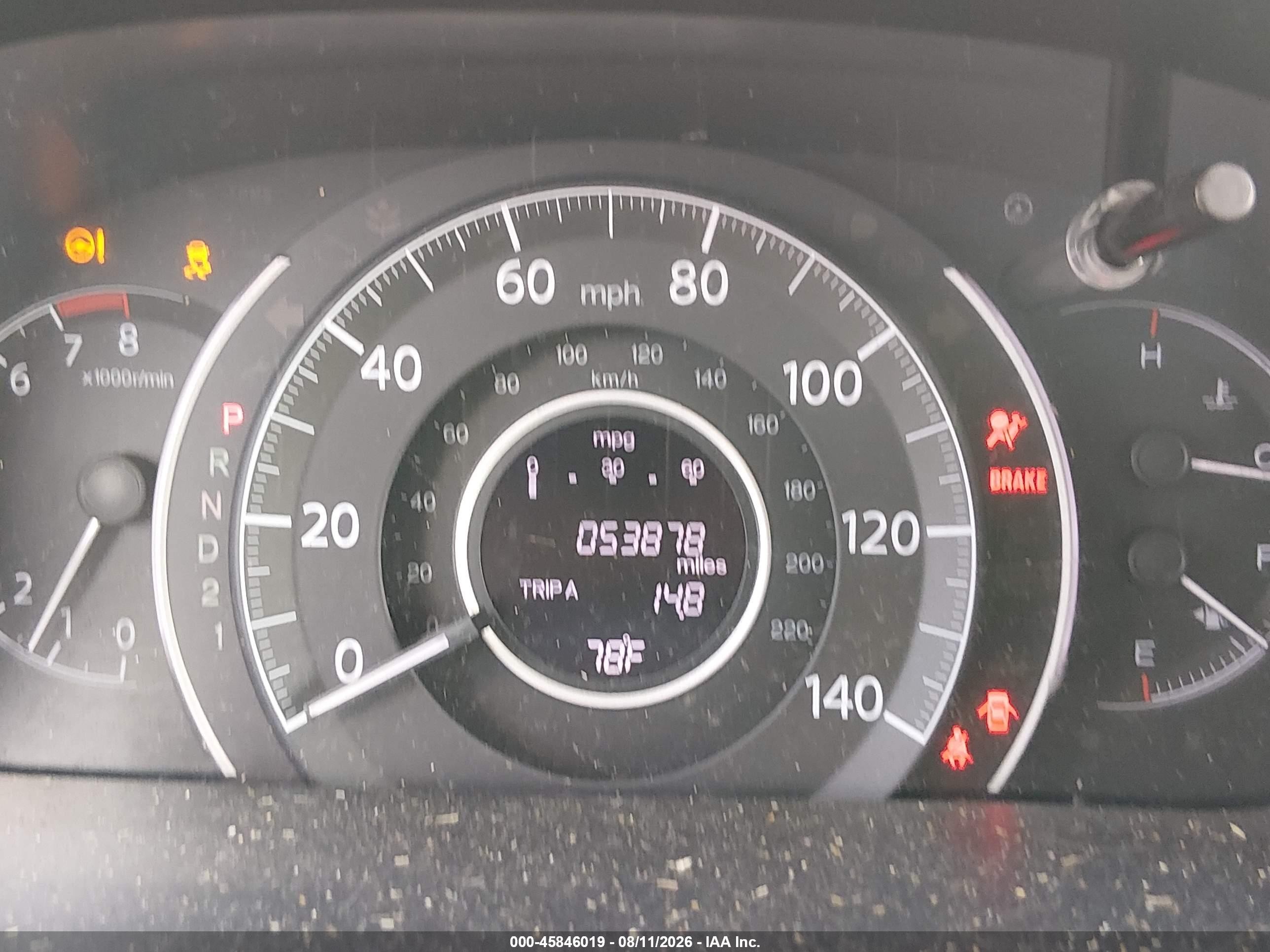 2013 Honda Cr-v Ex Blue vin: 3CZRM3H53DG701561