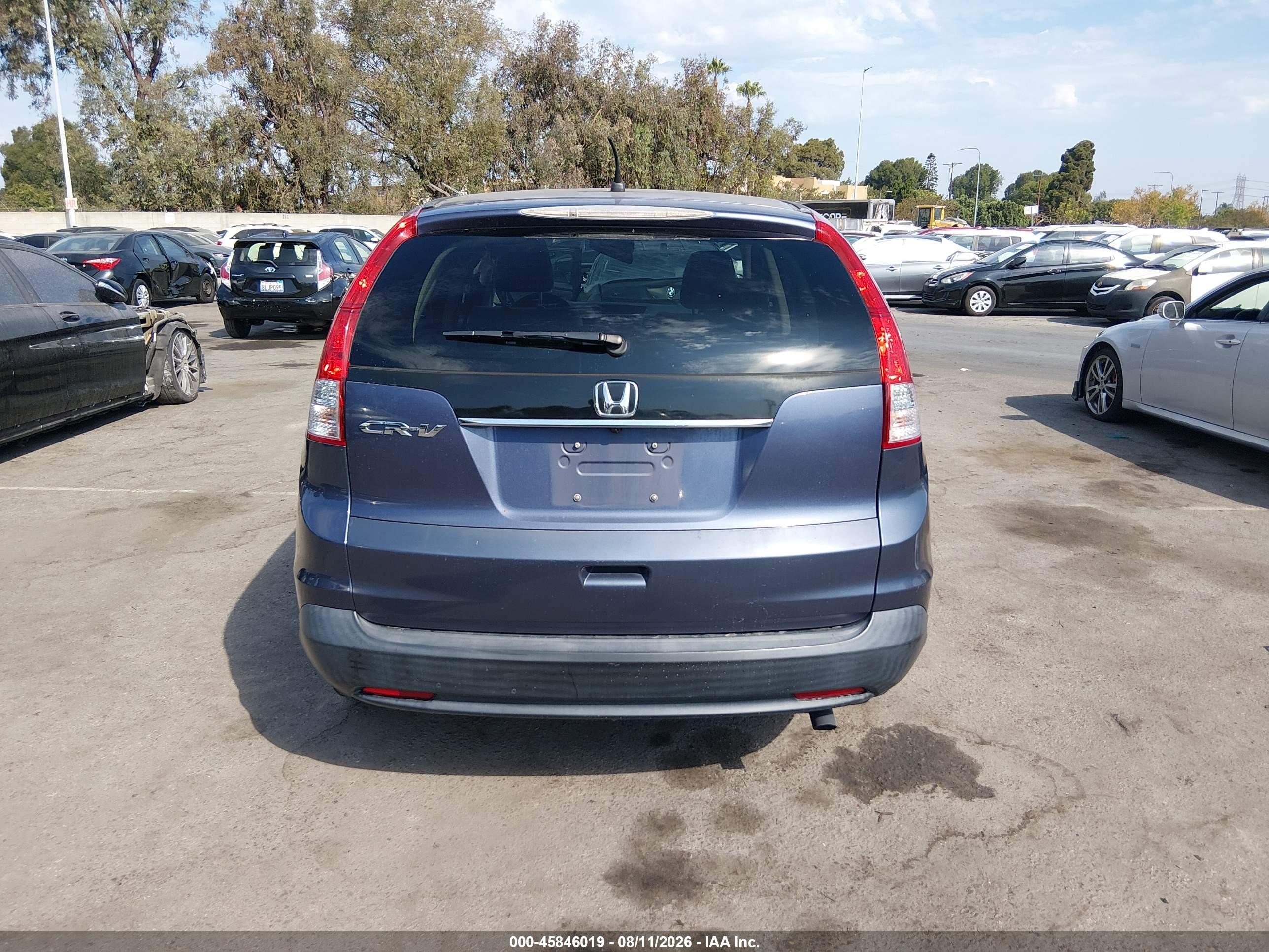 2013 Honda Cr-v Ex Blue vin: 3CZRM3H53DG701561